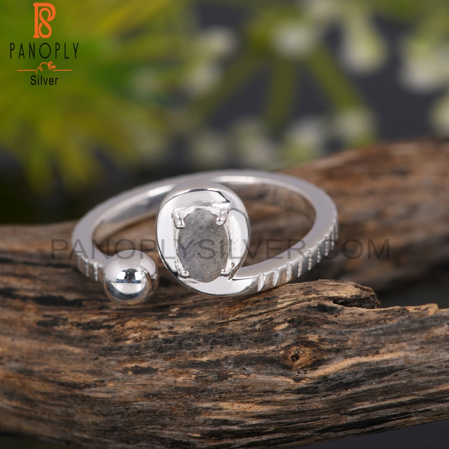 Oval Labradorite 925 Sterling Silver Handmade Ring