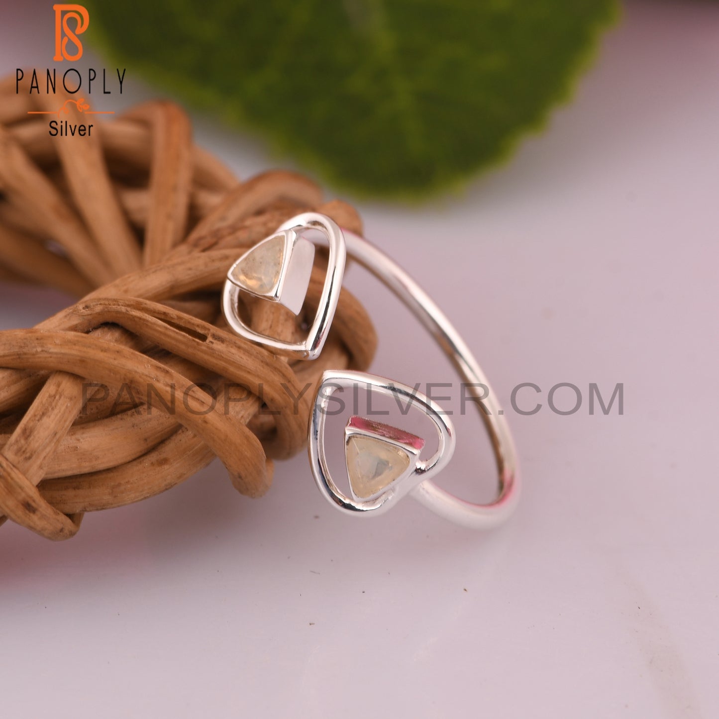 Ethiopian Opal Heart 925 Sterling Silver Ring