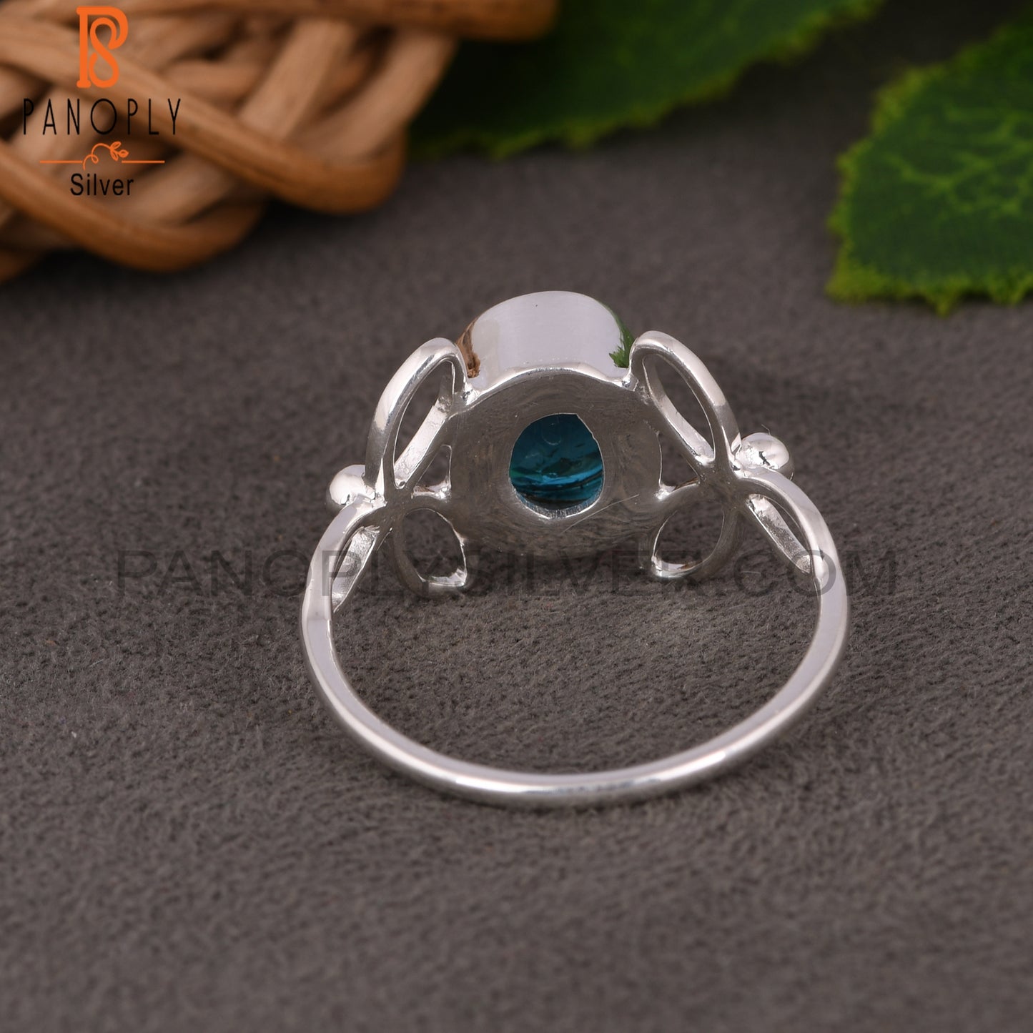Bio Alexandrite Doublet Quartz 925 Silver Ring