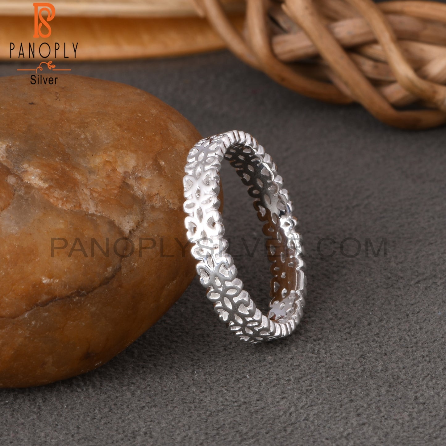 Designer 925 Sterling Silver Flower Ring