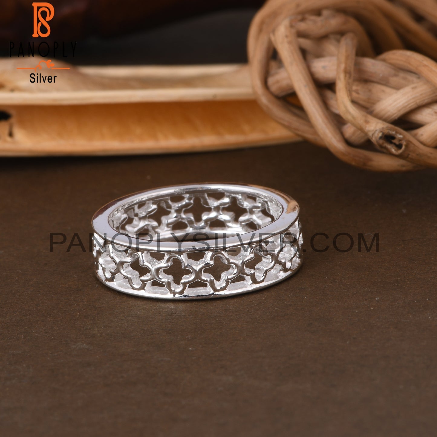 Handmade 925 Sterling Silver Pattern Ring
