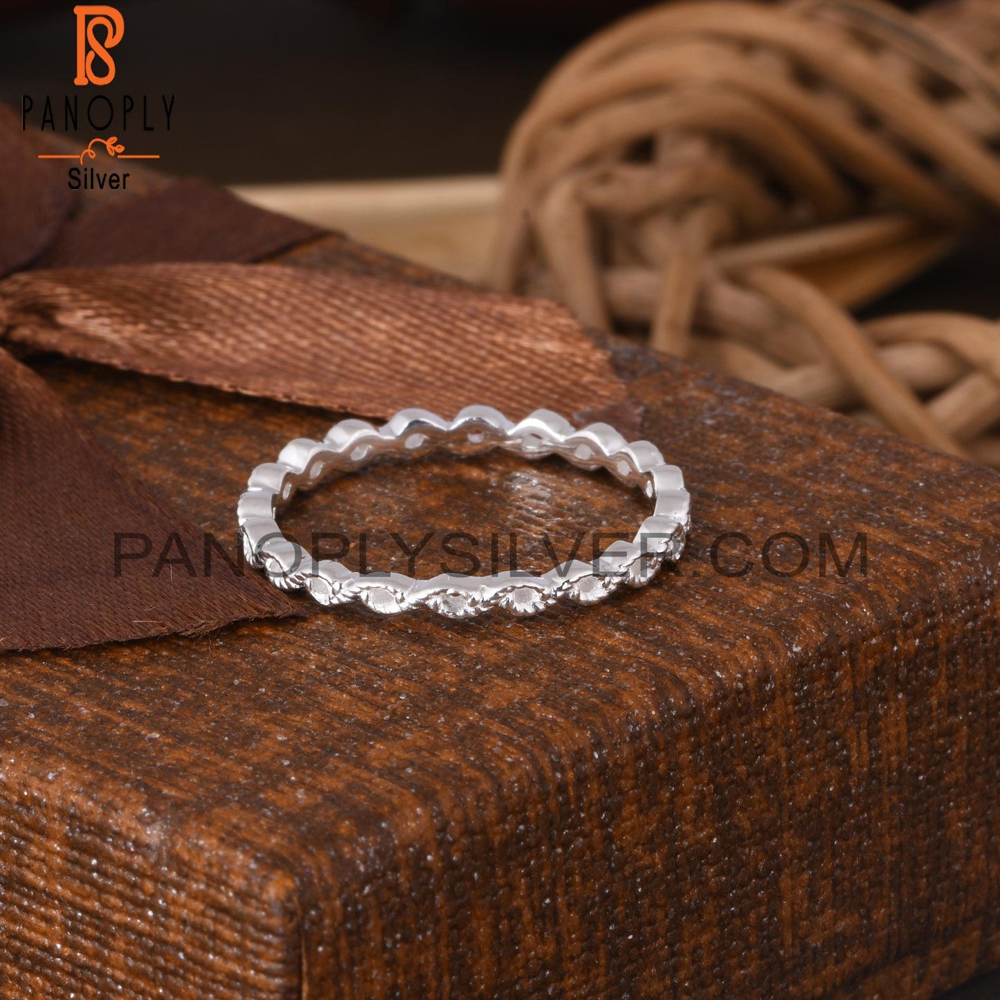 Handmade 925 Sterling Silver Curvy Shape Ring