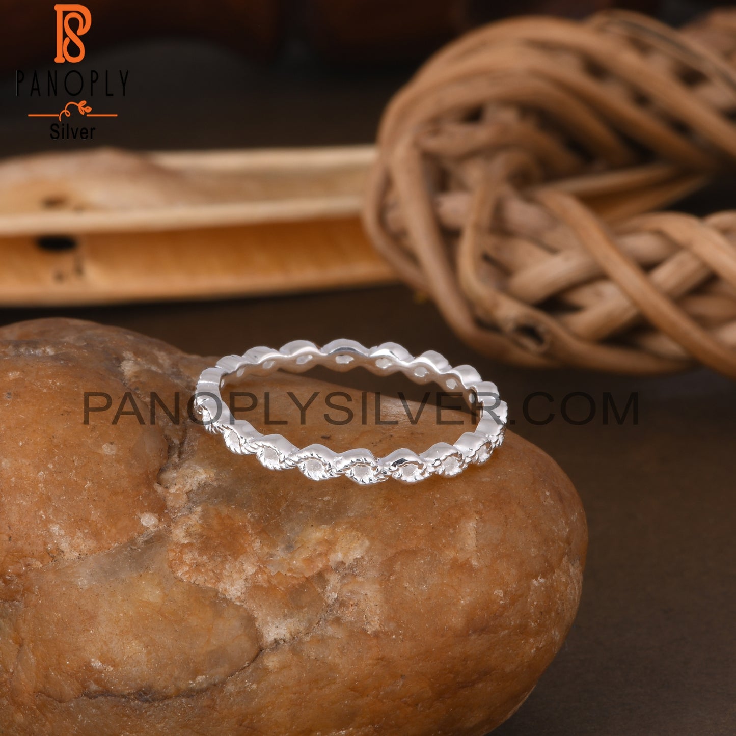 Handmade 925 Sterling Silver Curvy Shape Ring