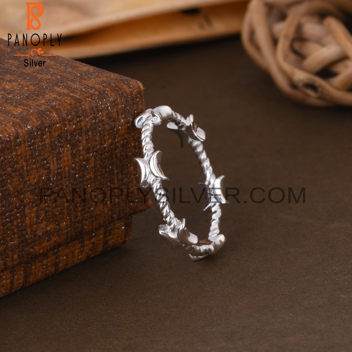 Twist 925 Sterling Silver Beautiful Ring For Girls