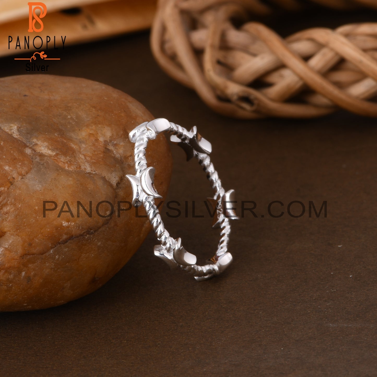 Twist 925 Sterling Silver Beautiful Ring For Girls