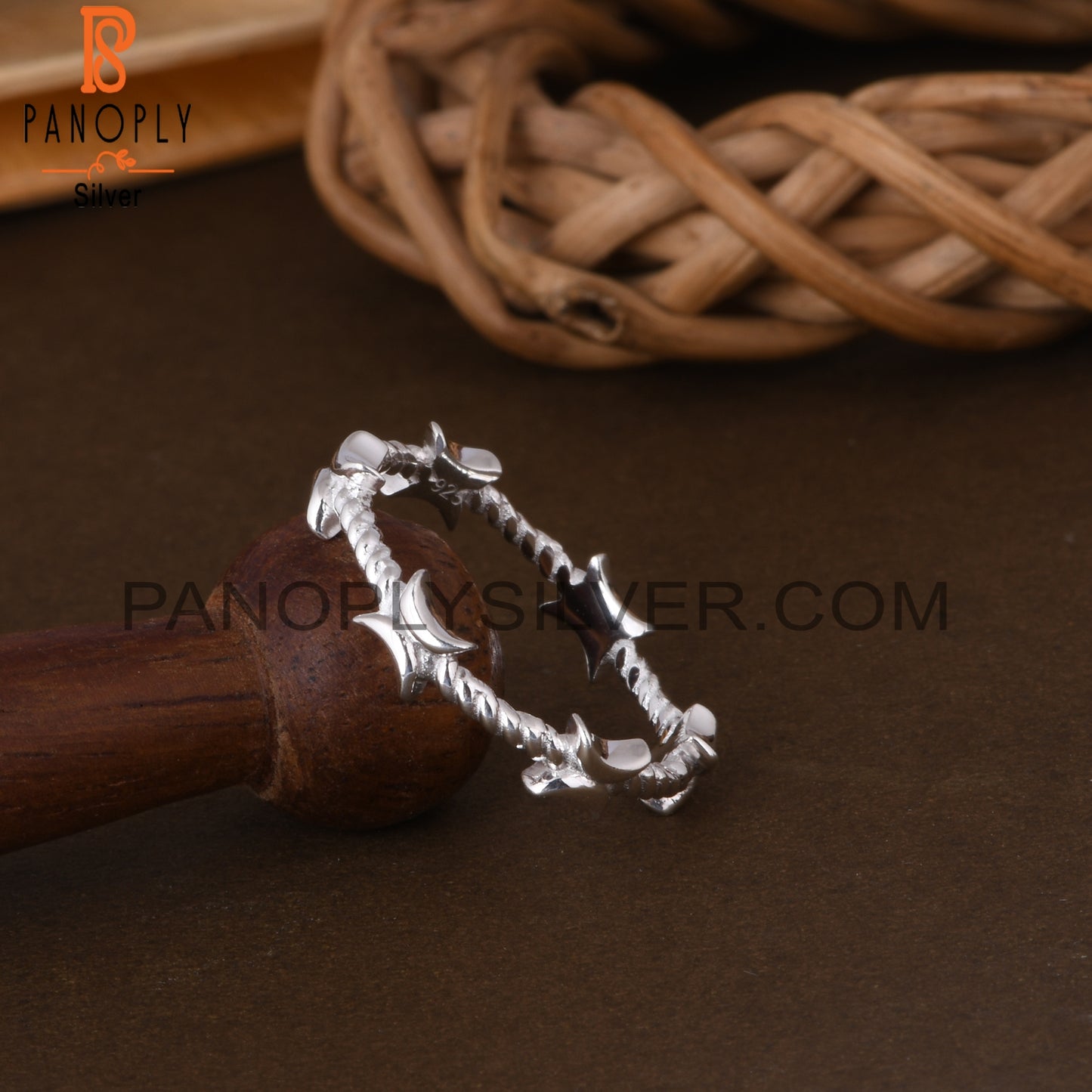 Twist 925 Sterling Silver Beautiful Ring For Girls