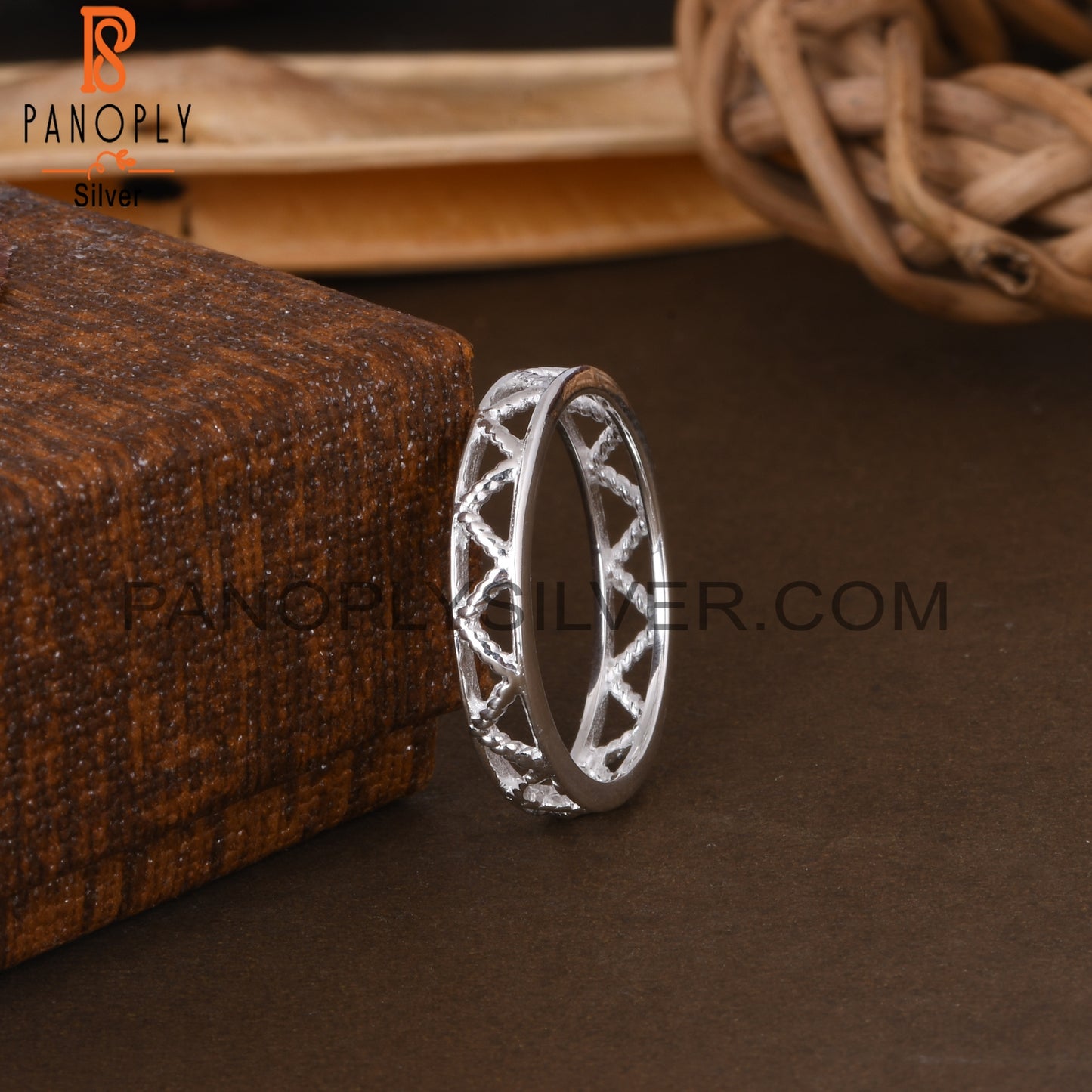 925 Sterling Silver Zig Zag Ring
