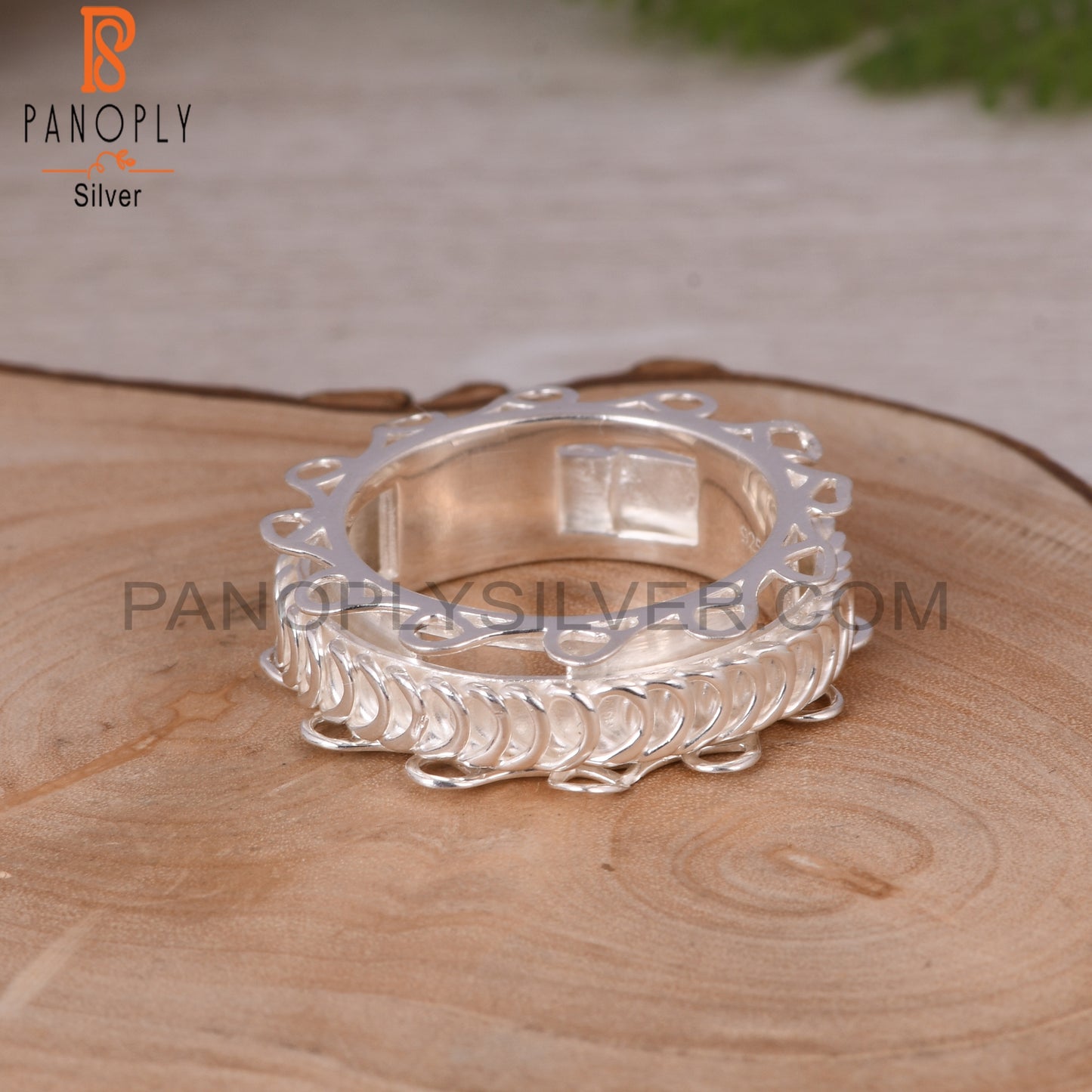 Spinner 925 Sterling Silver Finger Ring
