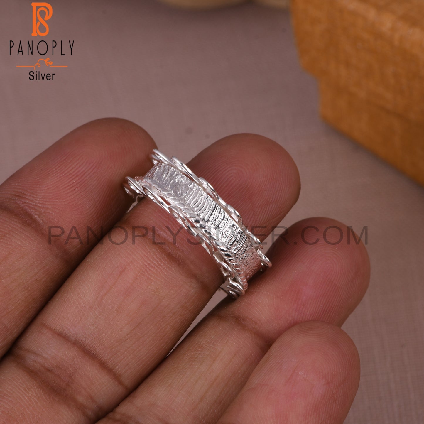 Spinner 925 Silver Meditation Fidget Ring