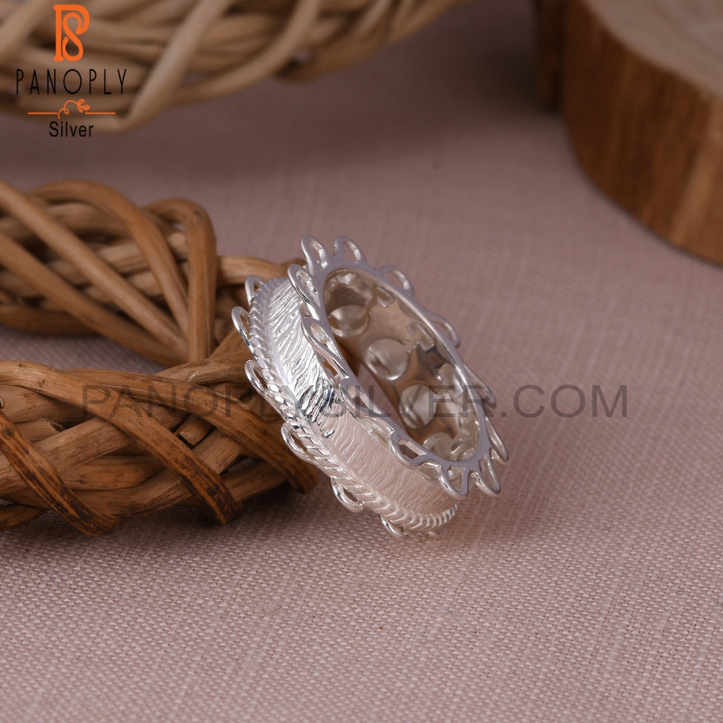 Spinner 925 Silver Meditation Fidget Ring