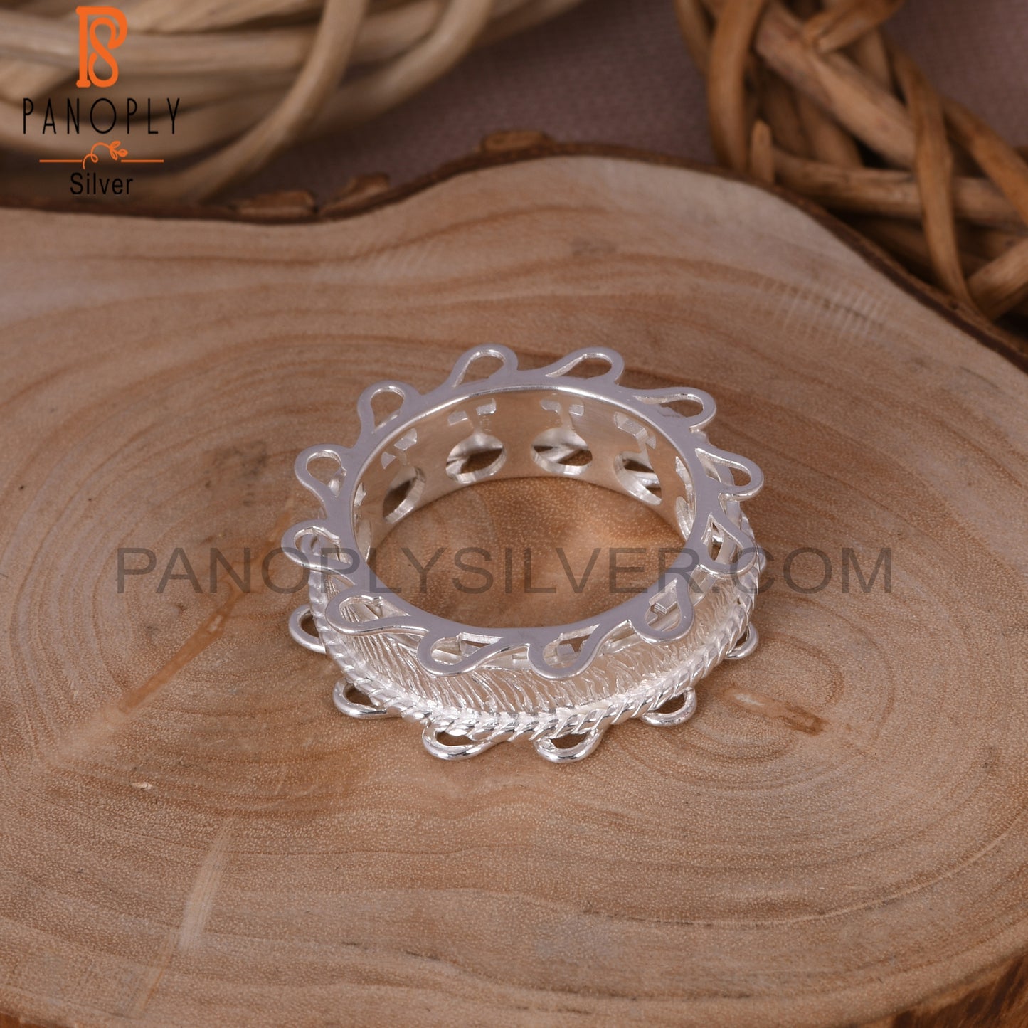 Spinner 925 Silver Meditation Fidget Ring