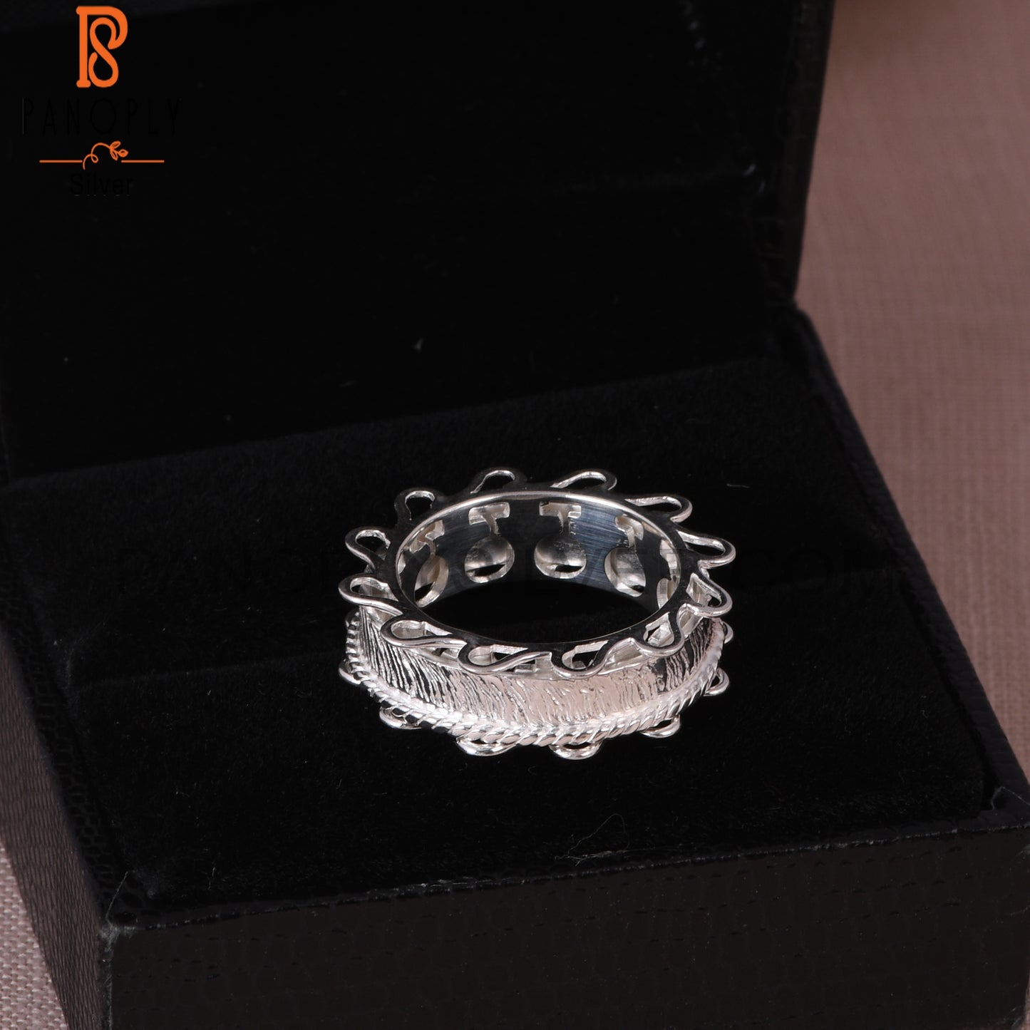 Spinner 925 Silver Meditation Fidget Ring