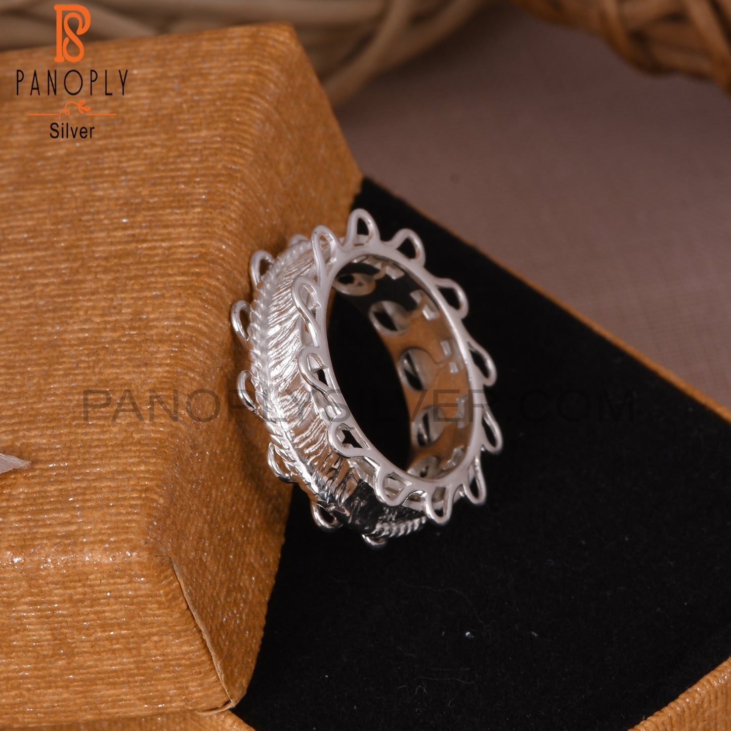 Spinner 925 Silver Meditation Fidget Ring