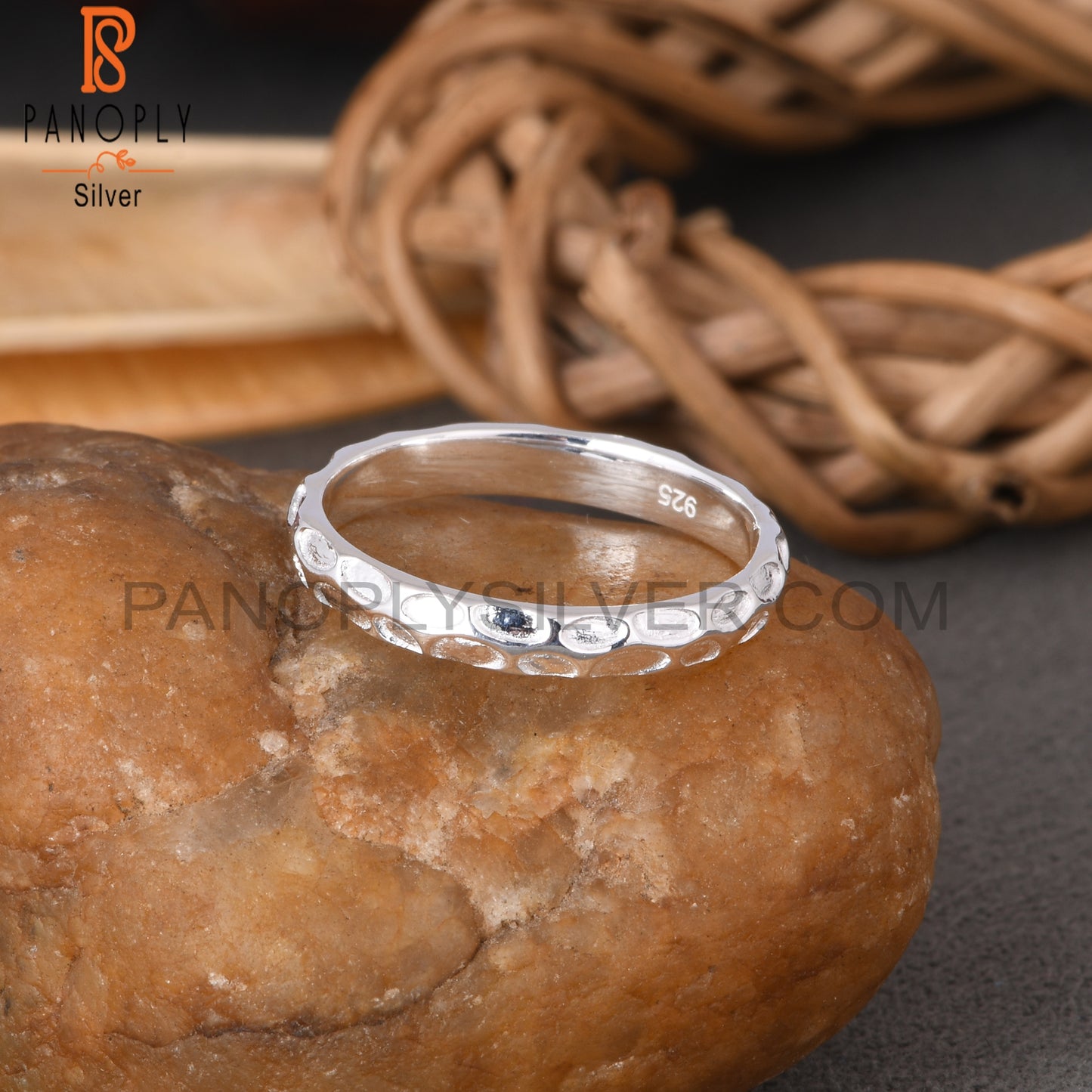 Minimalist Handmade 925 Sterling Silver Plain Ring