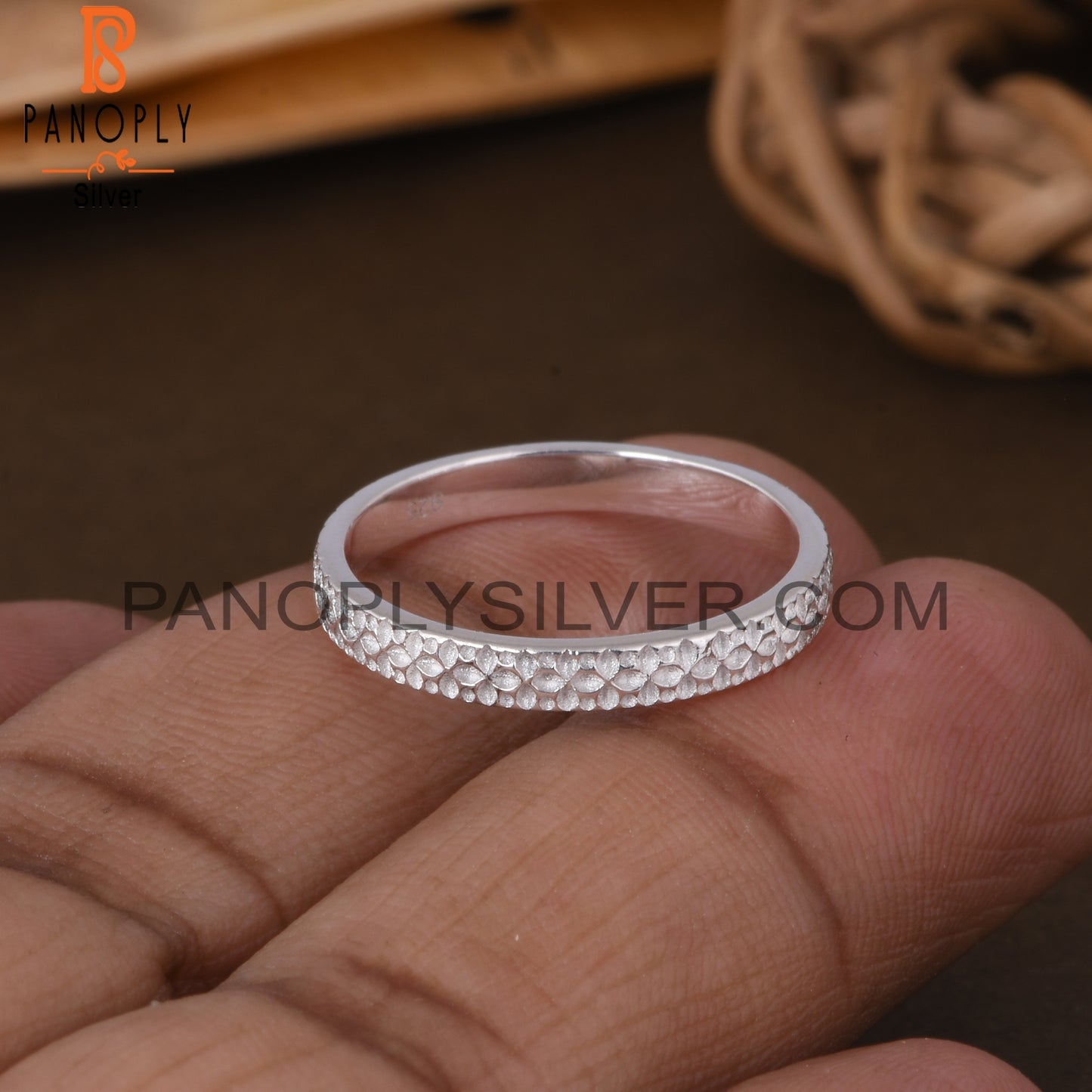 Texture 925 Sterling Silver Ring