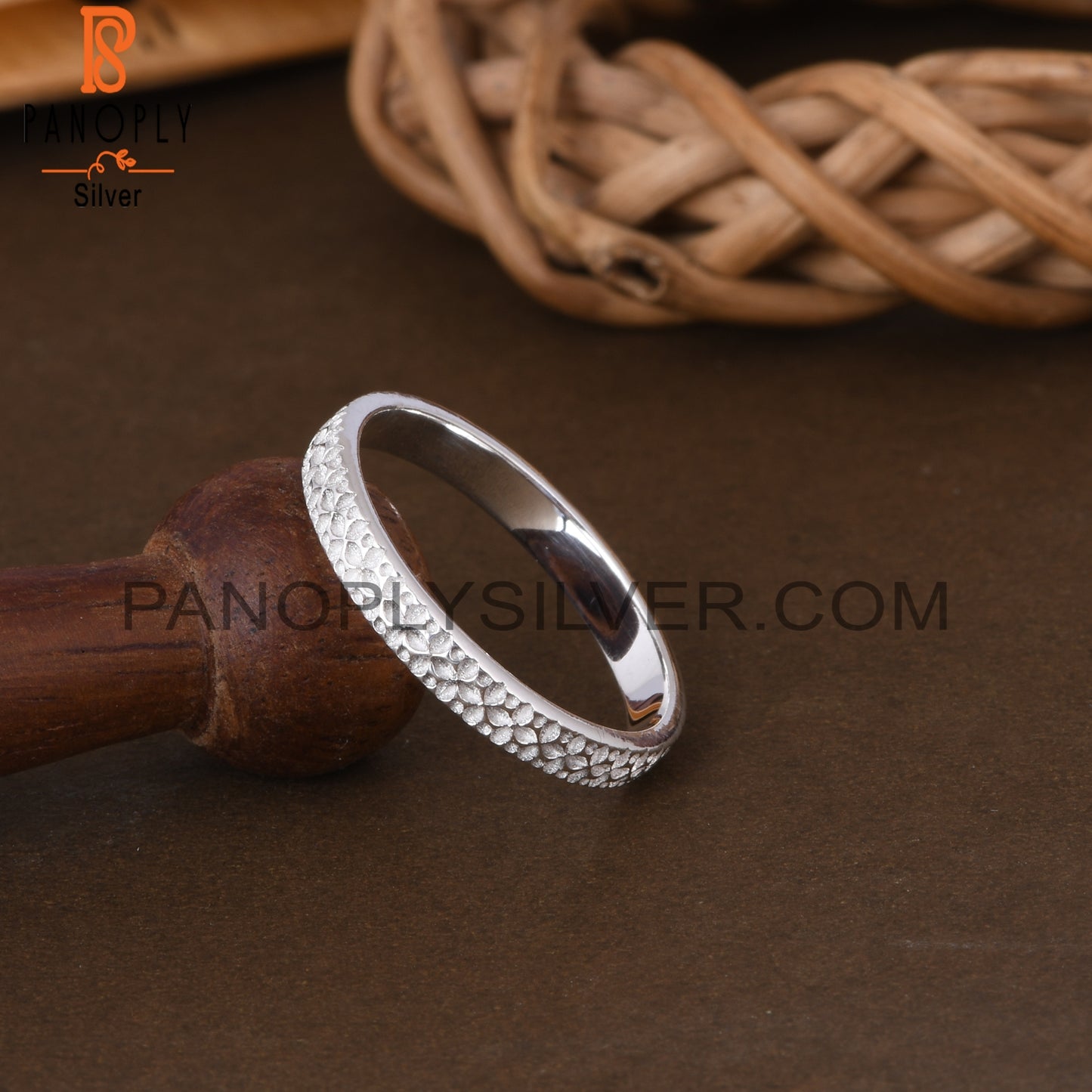 Texture 925 Sterling Silver Ring