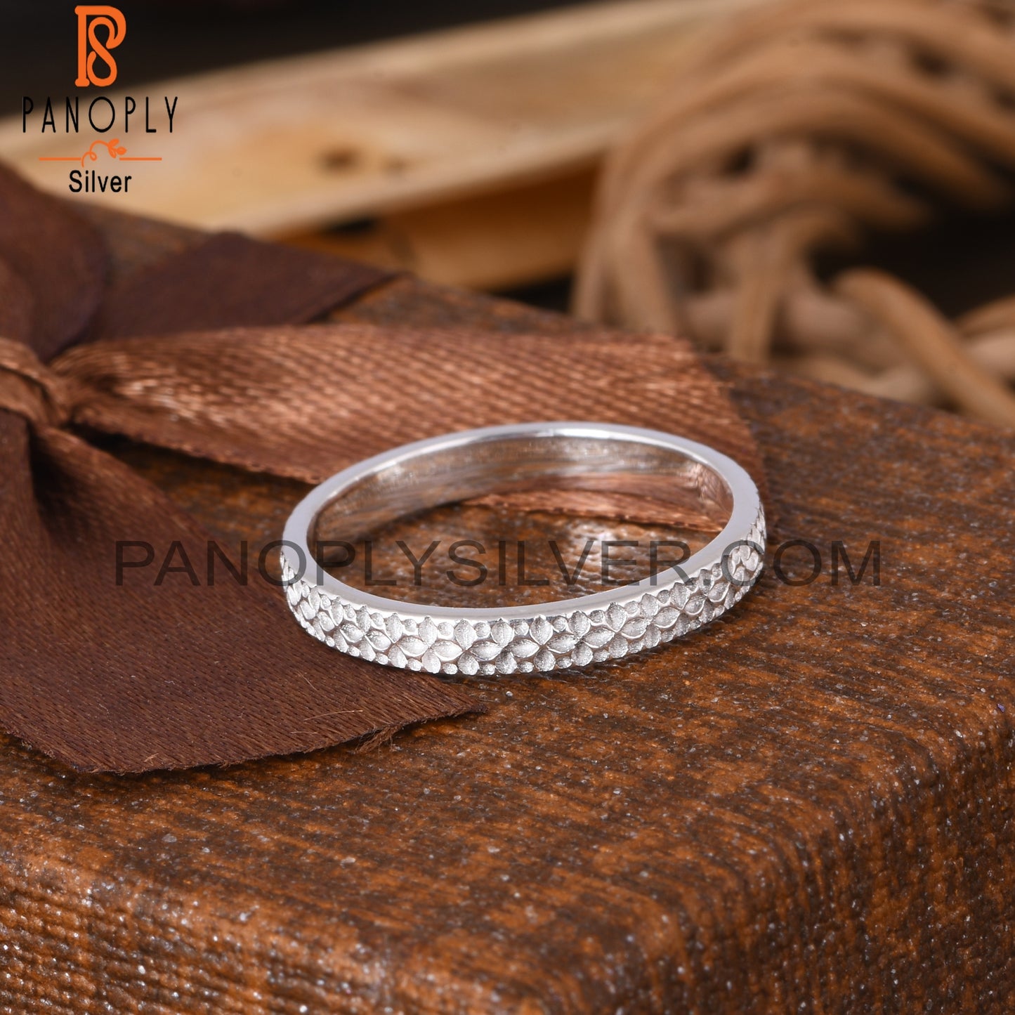 Texture 925 Sterling Silver Ring