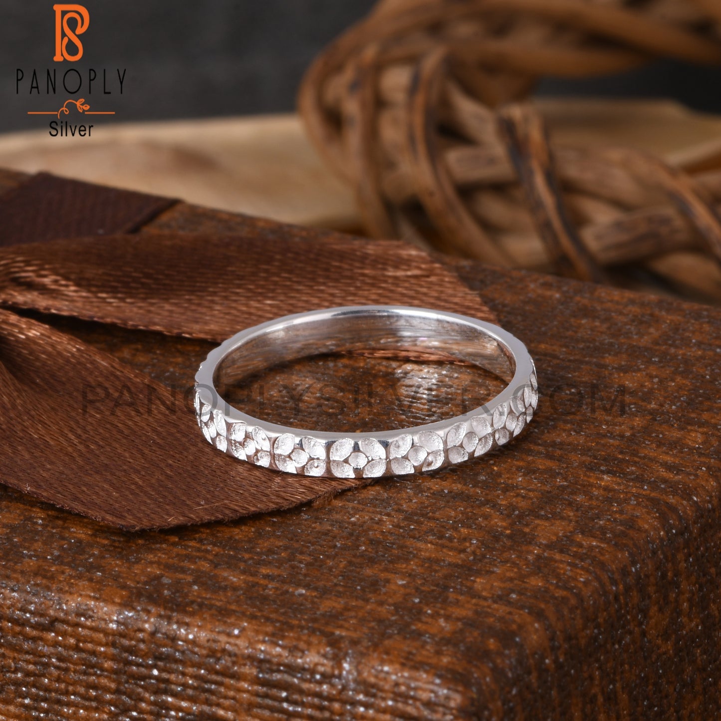 White Plain 925 Sterling Silver Ring Band
