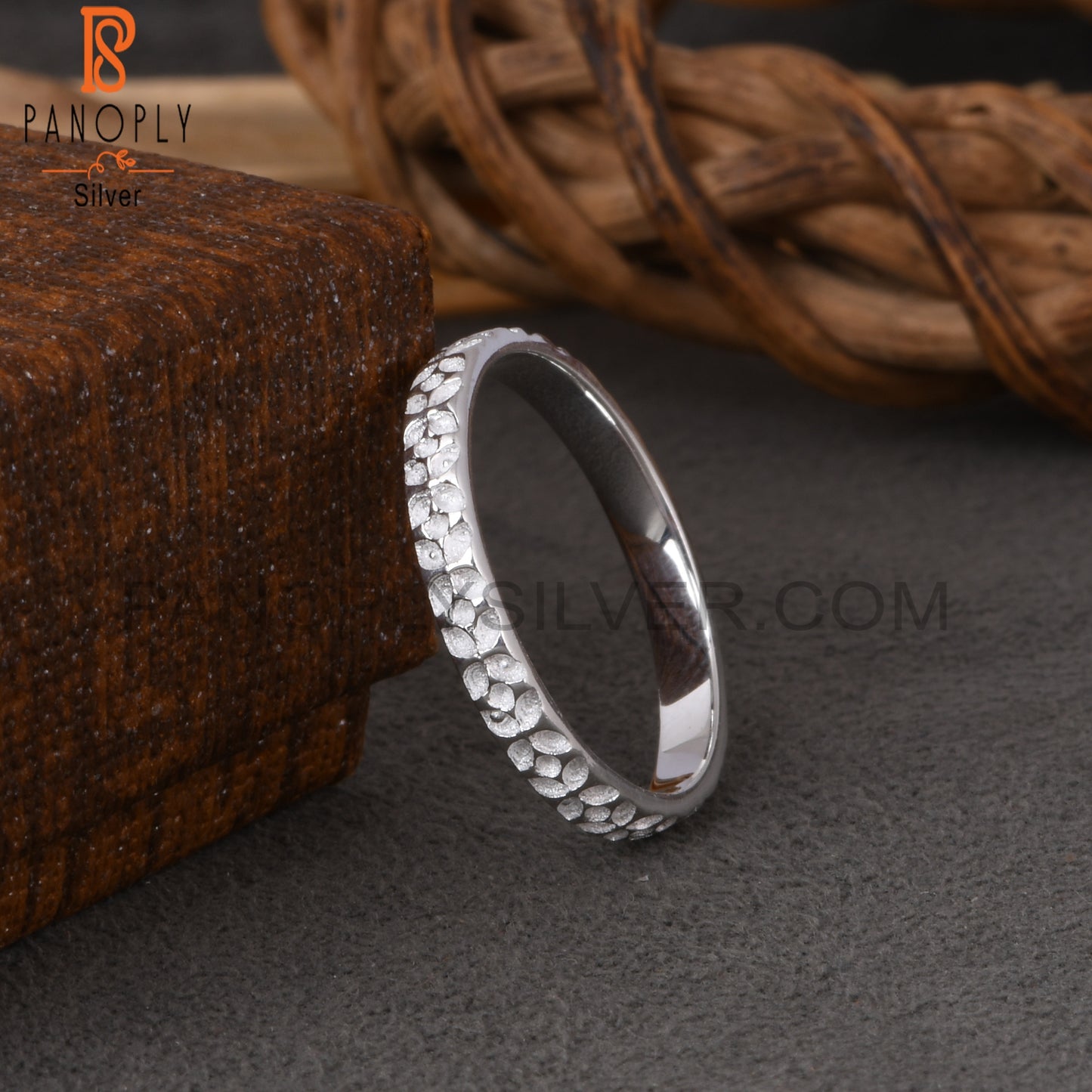 White Plain 925 Sterling Silver Ring Band