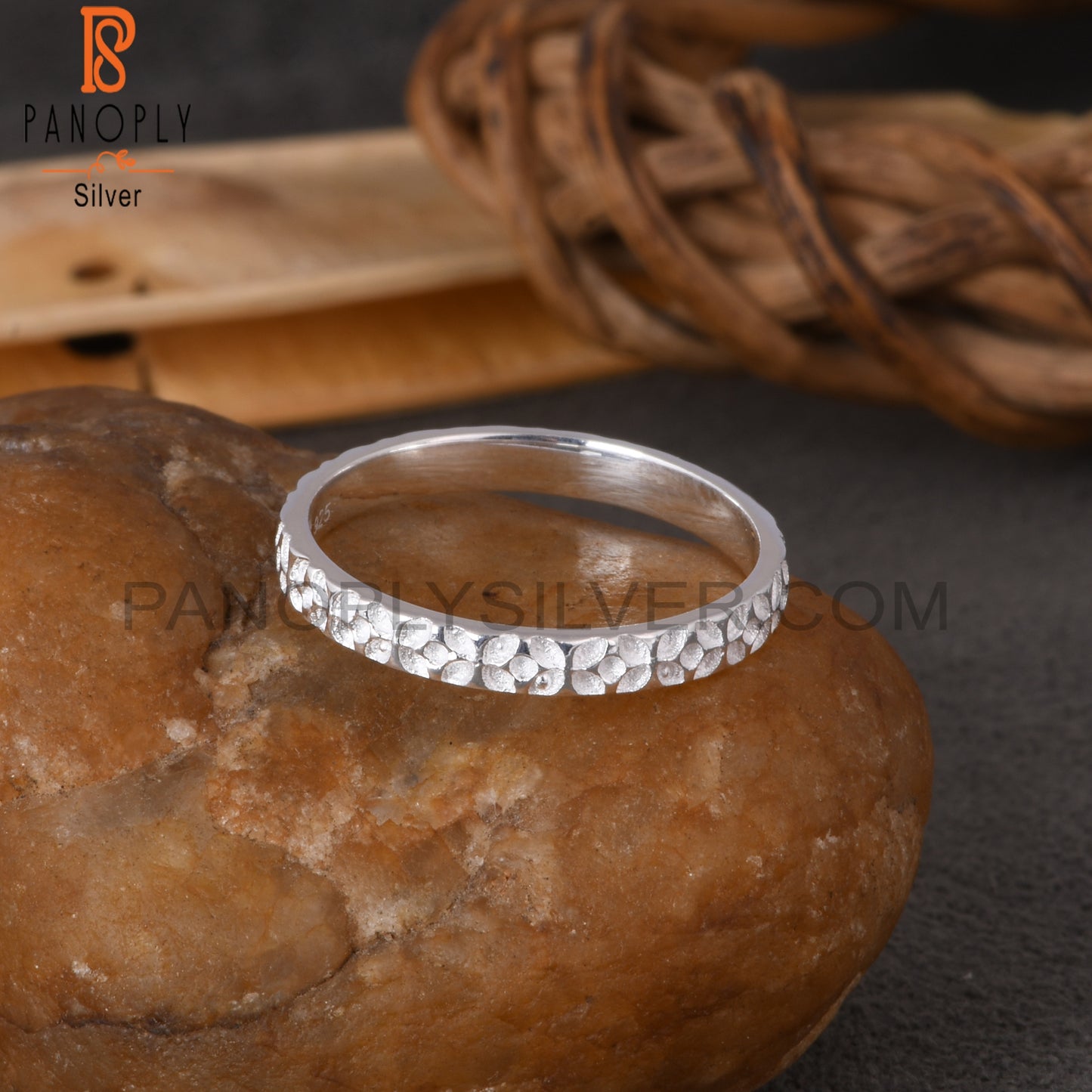 White Plain 925 Sterling Silver Ring Band