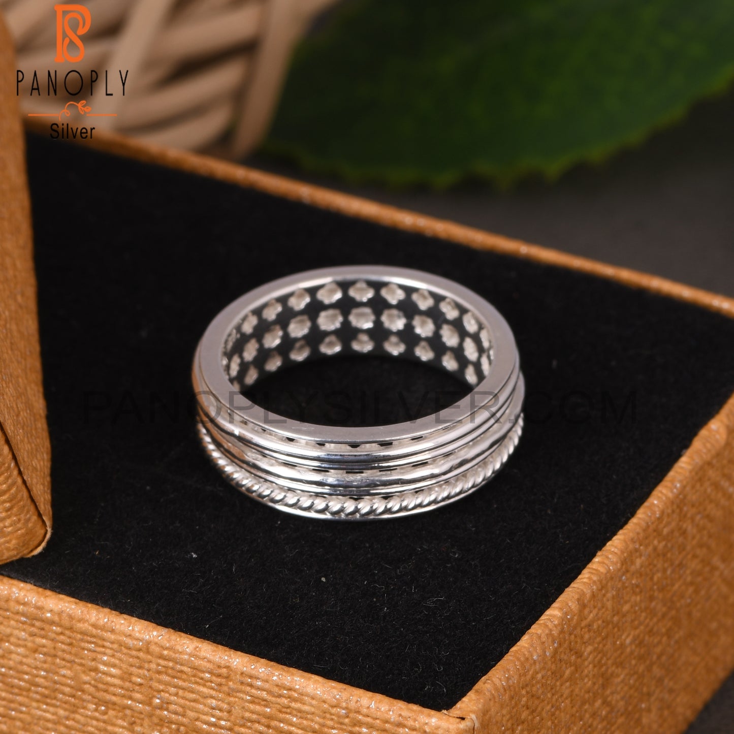 Triple Wire 925 Sterling Silver Plain Ring Band