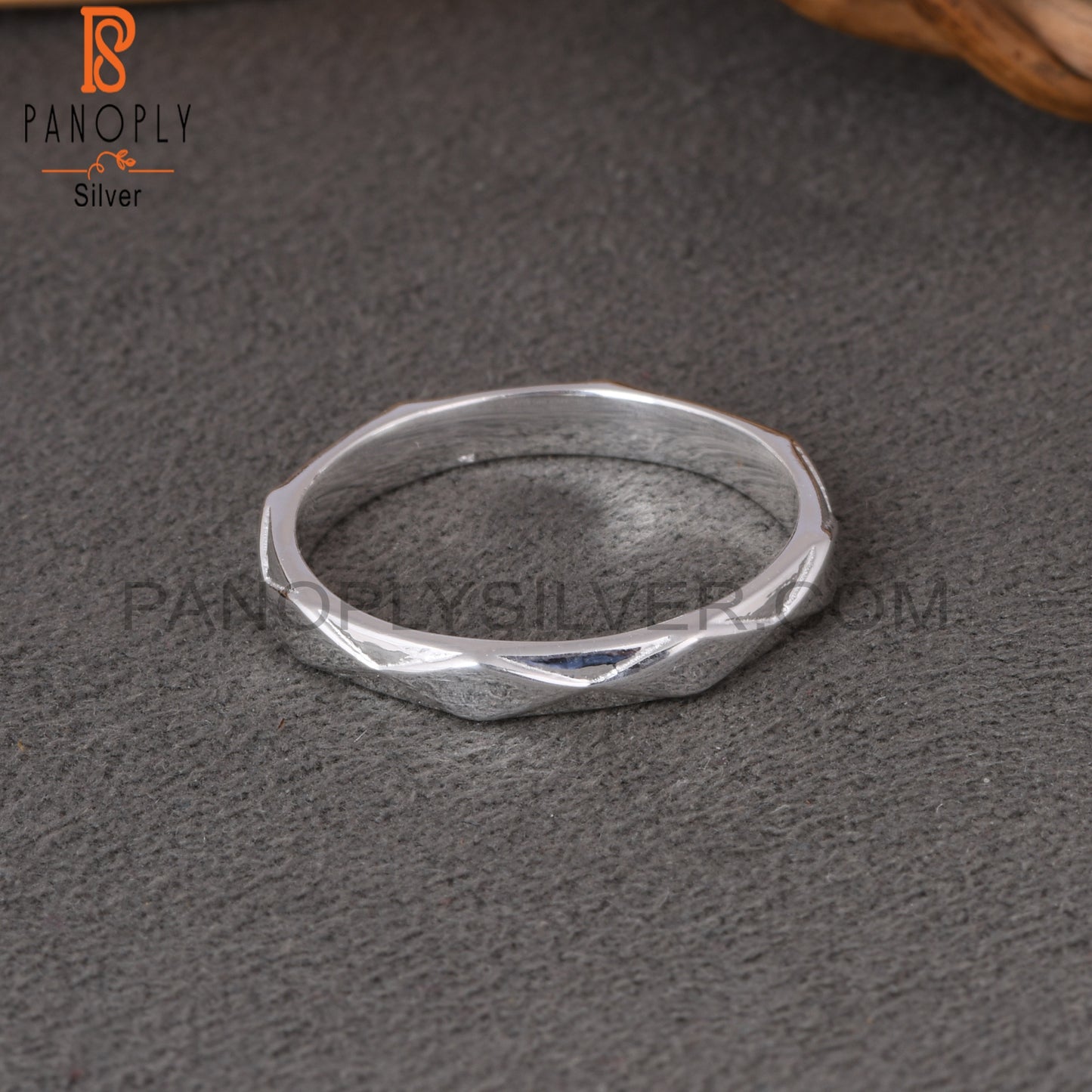 925 Sterling Silver Band Ring For Men
