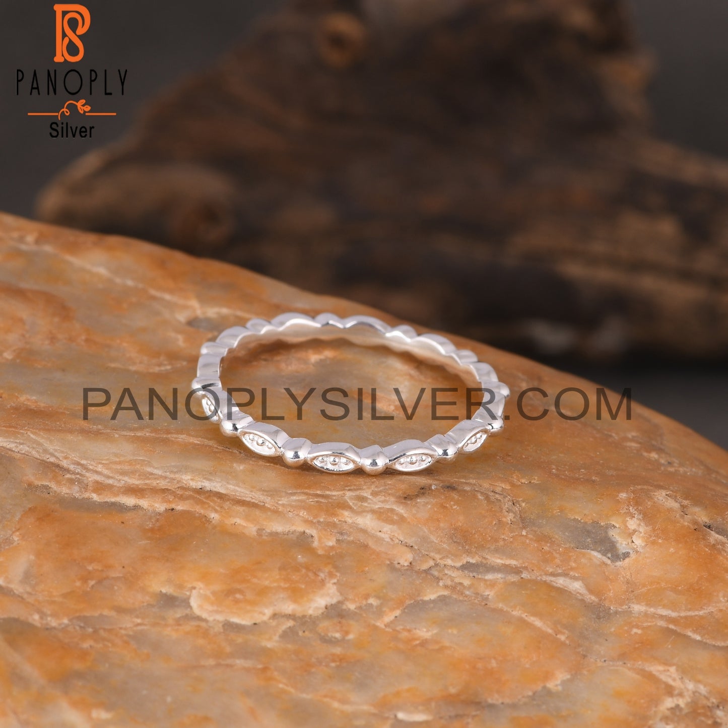 twist Band 925 Sterling Silver Ring