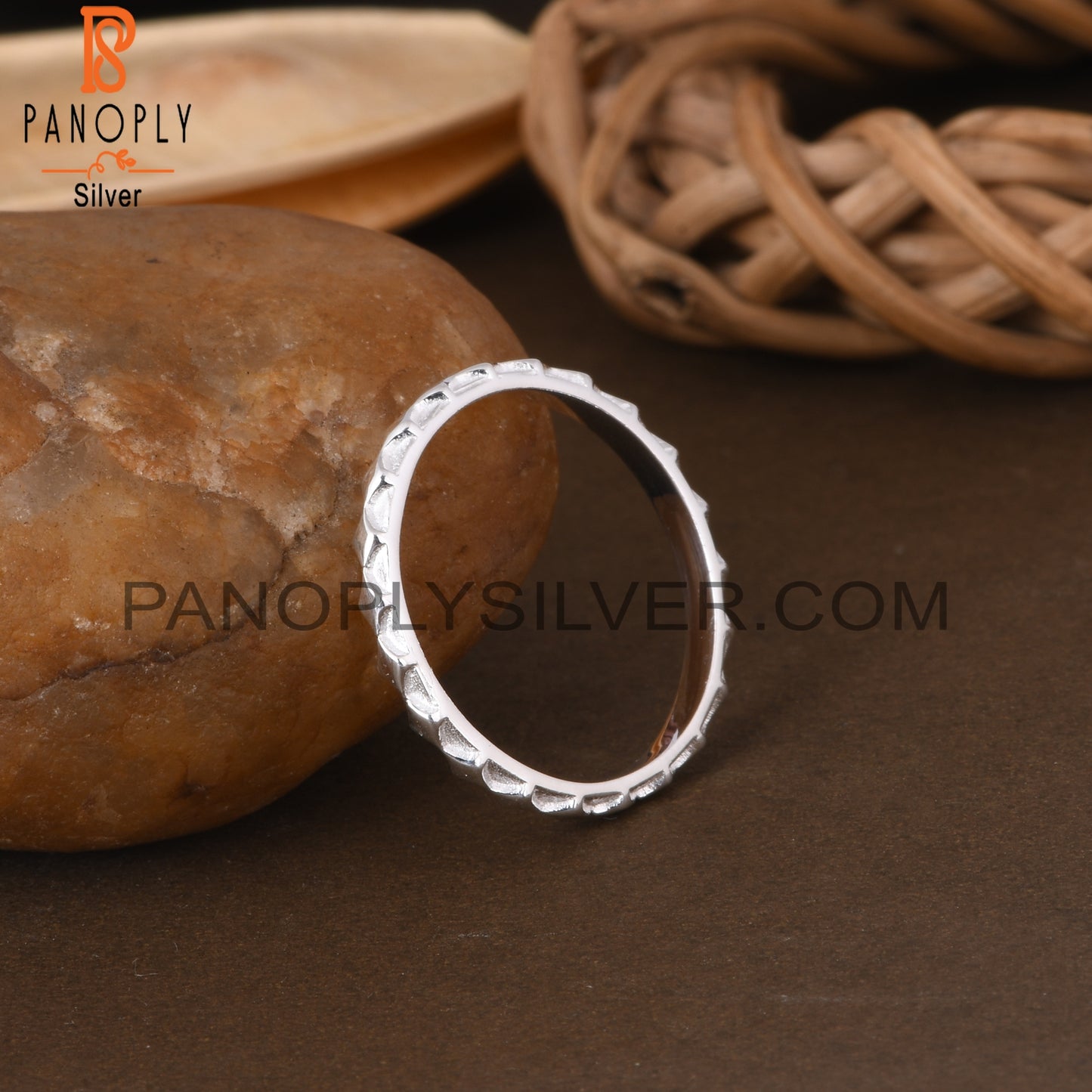 Square Bnad 925 Sterling Silver Ring
