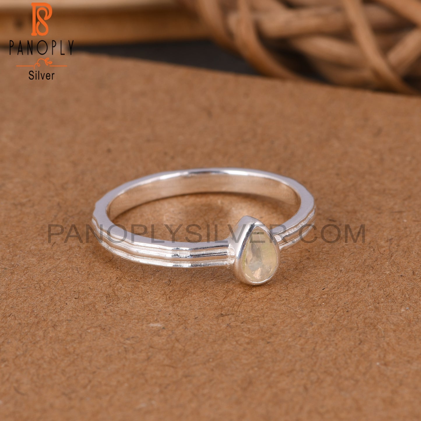 Ethiopian Opal 925 Sterling Silver Beautiful Ring For Girls