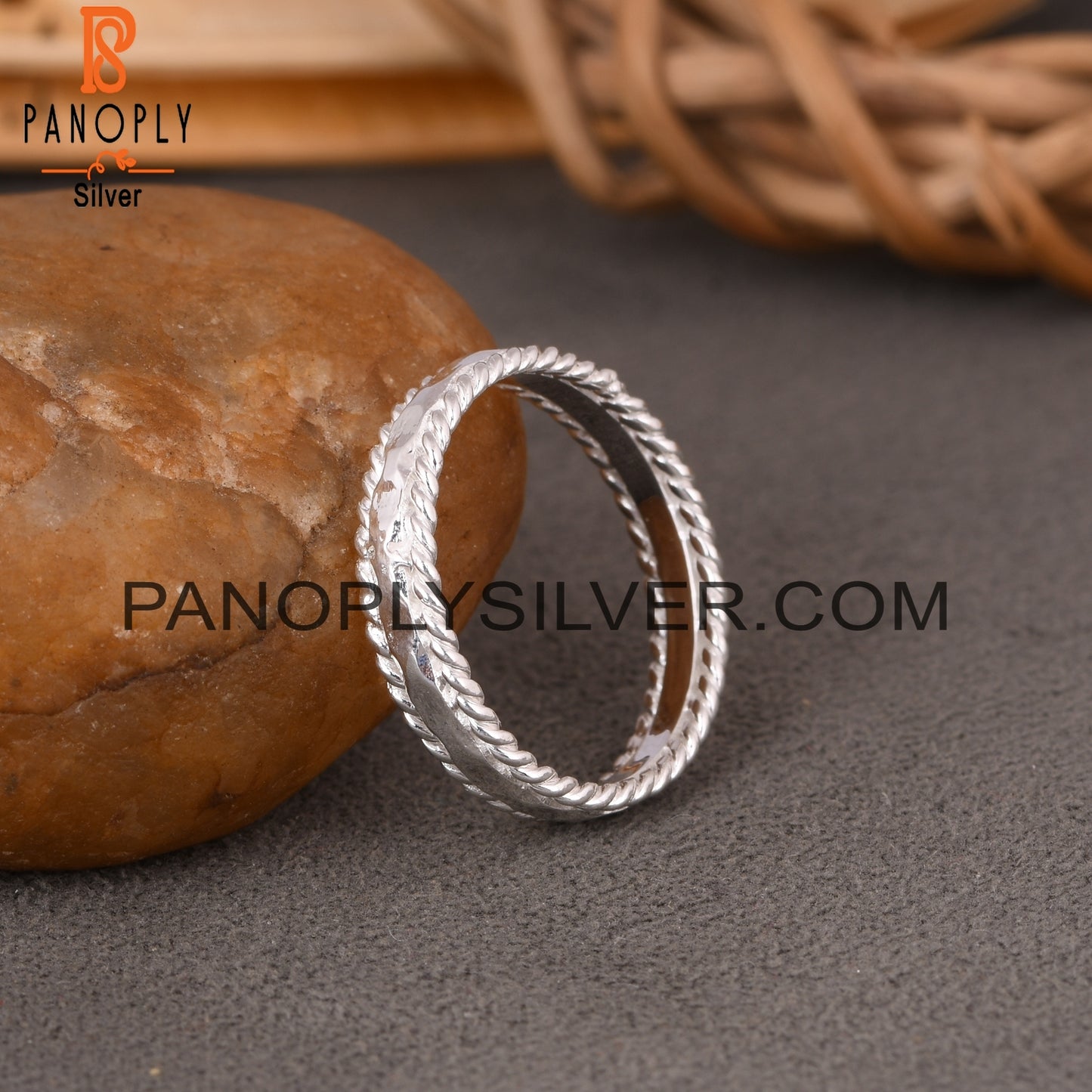 Double Rolling Band 925 Sterling Silver Ring
