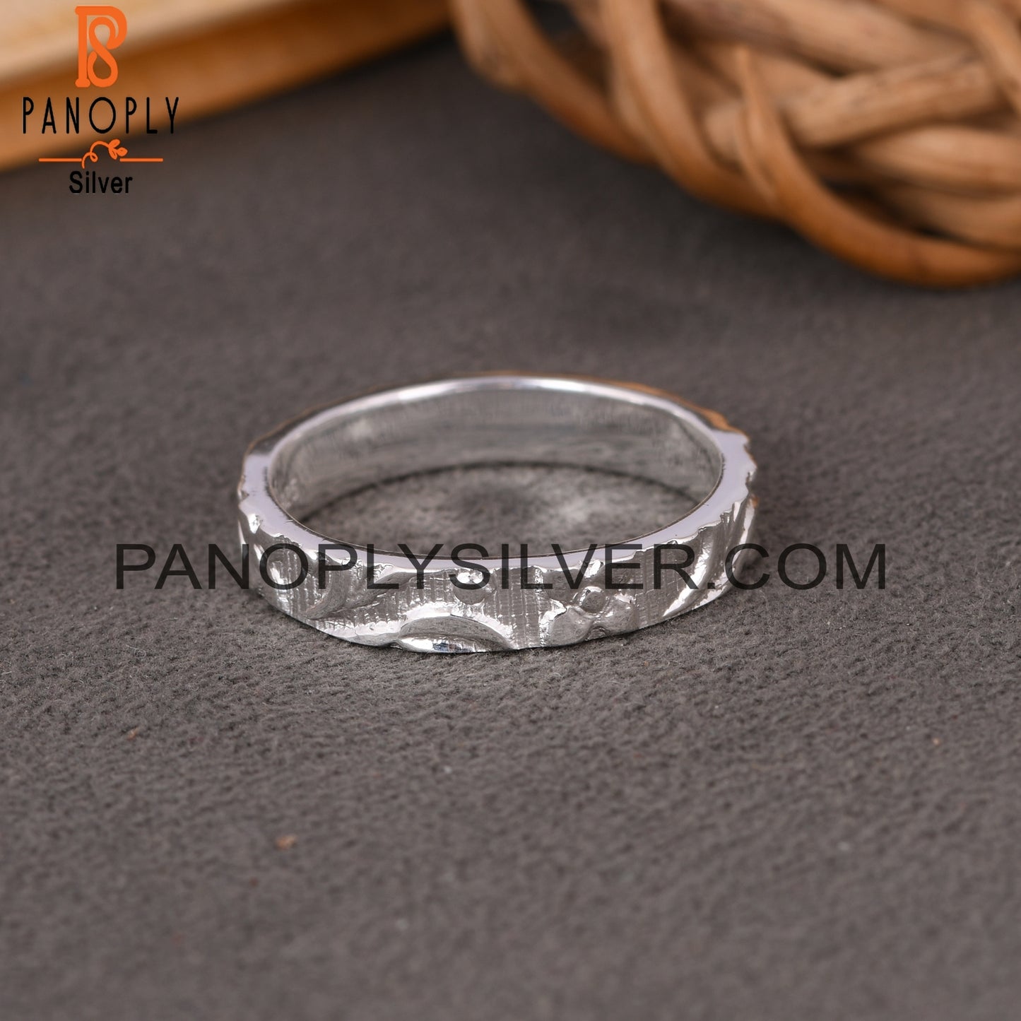 Branch Shape Spinner 925 Sterling Silver Ring