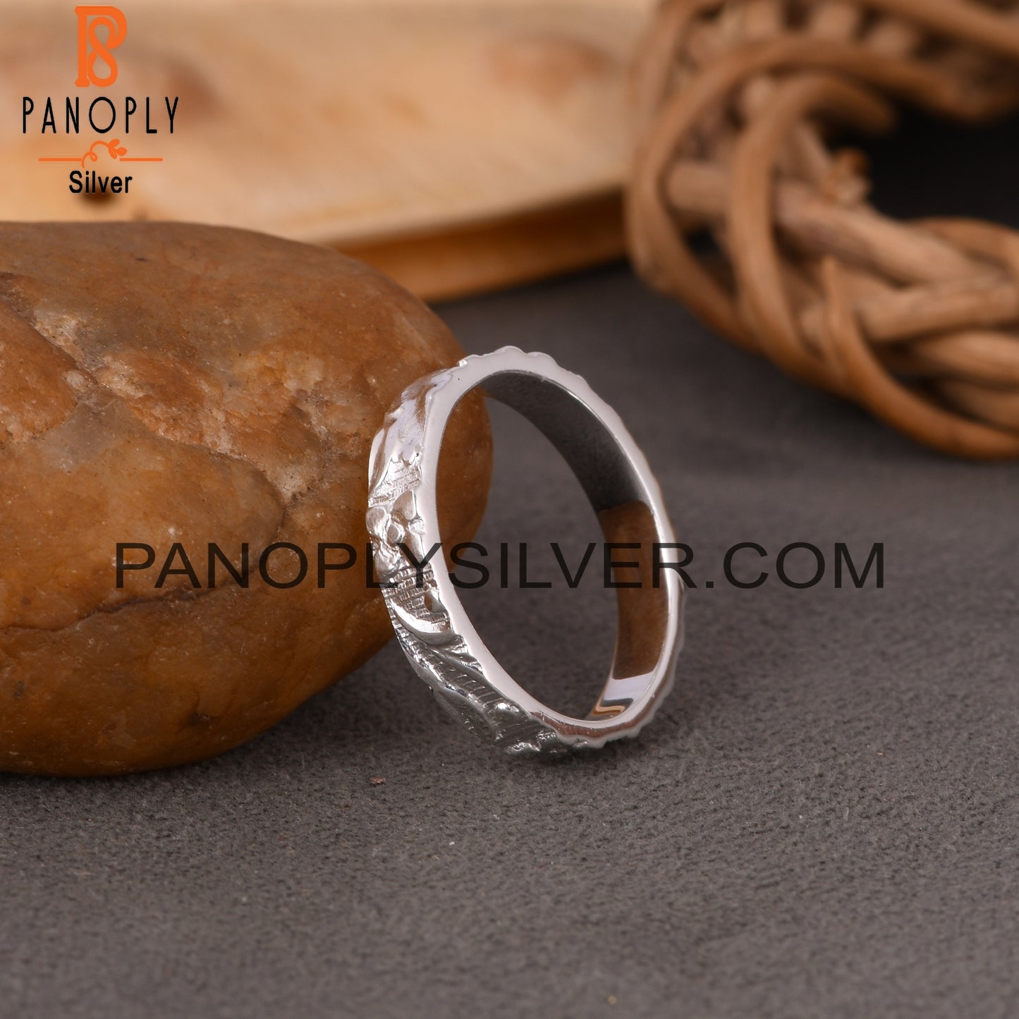 Branch Shape Spinner 925 Sterling Silver Ring