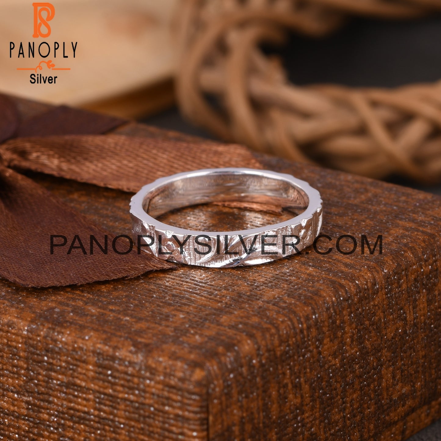 Branch Shape Spinner 925 Sterling Silver Ring