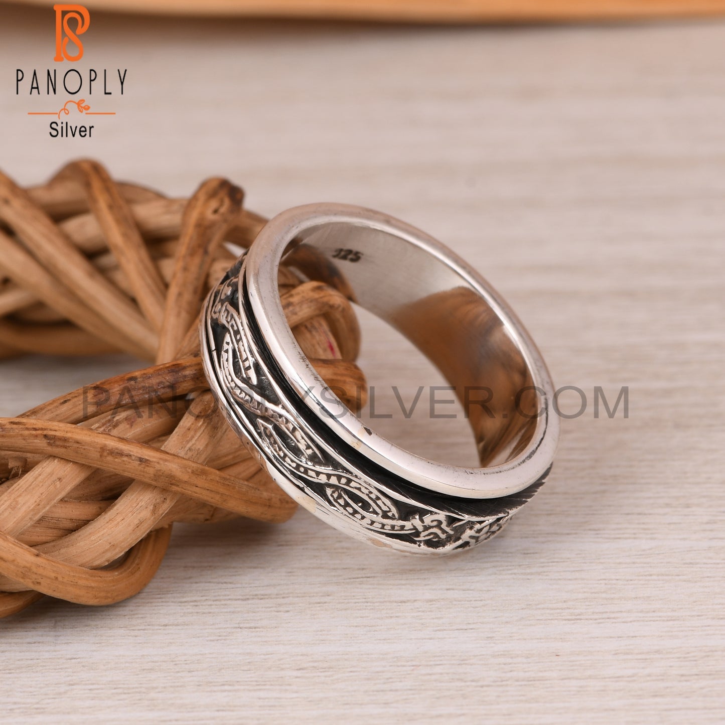 Spinner 925 Sterling Silver Thumb Ring