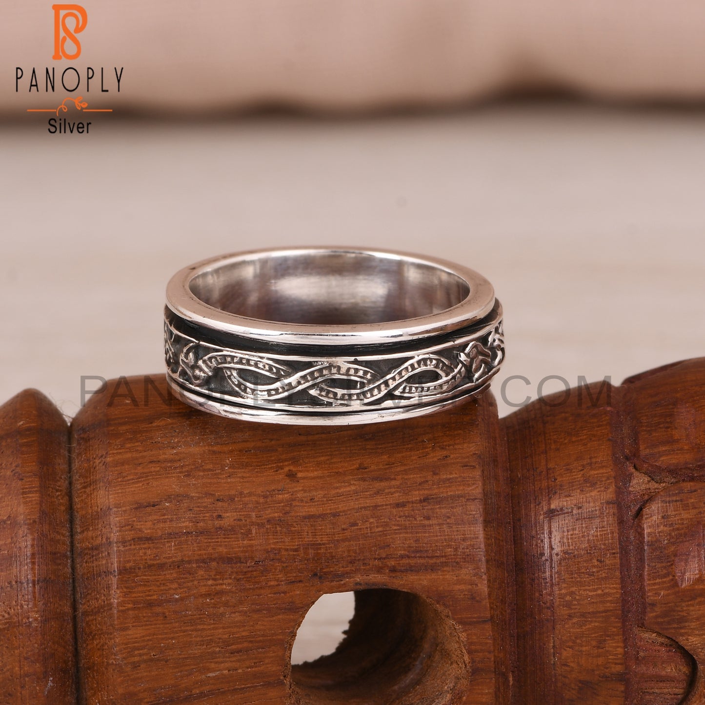 Spinner 925 Sterling Silver Thumb Ring
