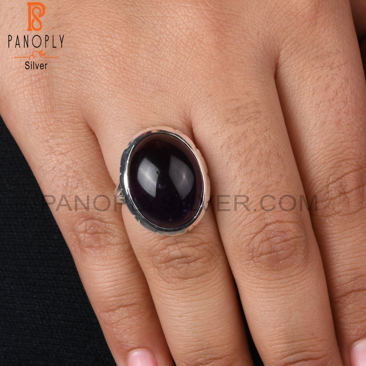 Amethyst Attractive 925 Sterling Silver Ring