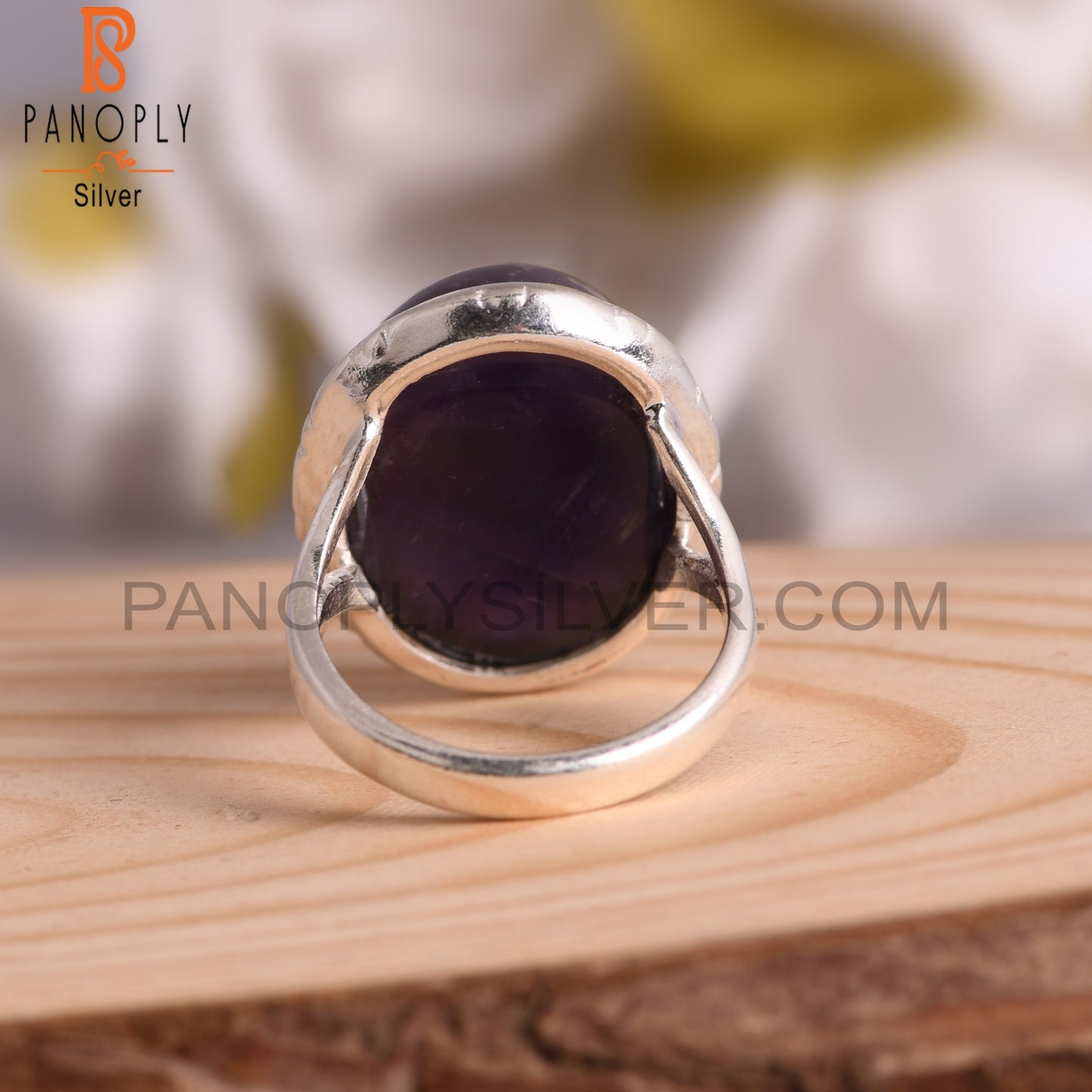 Amethyst Attractive 925 Sterling Silver Ring