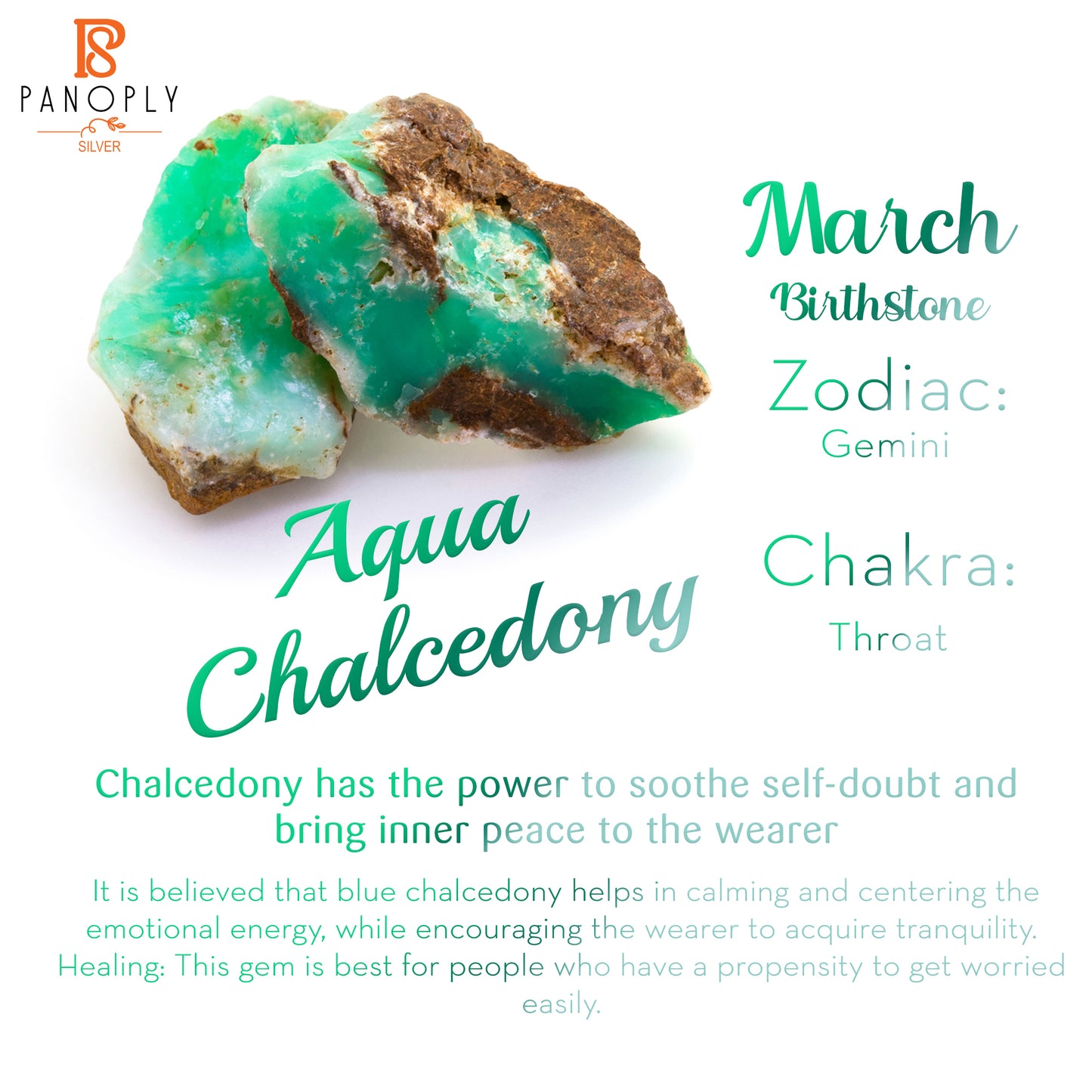 Aqua Chalcedony Filigree Rings