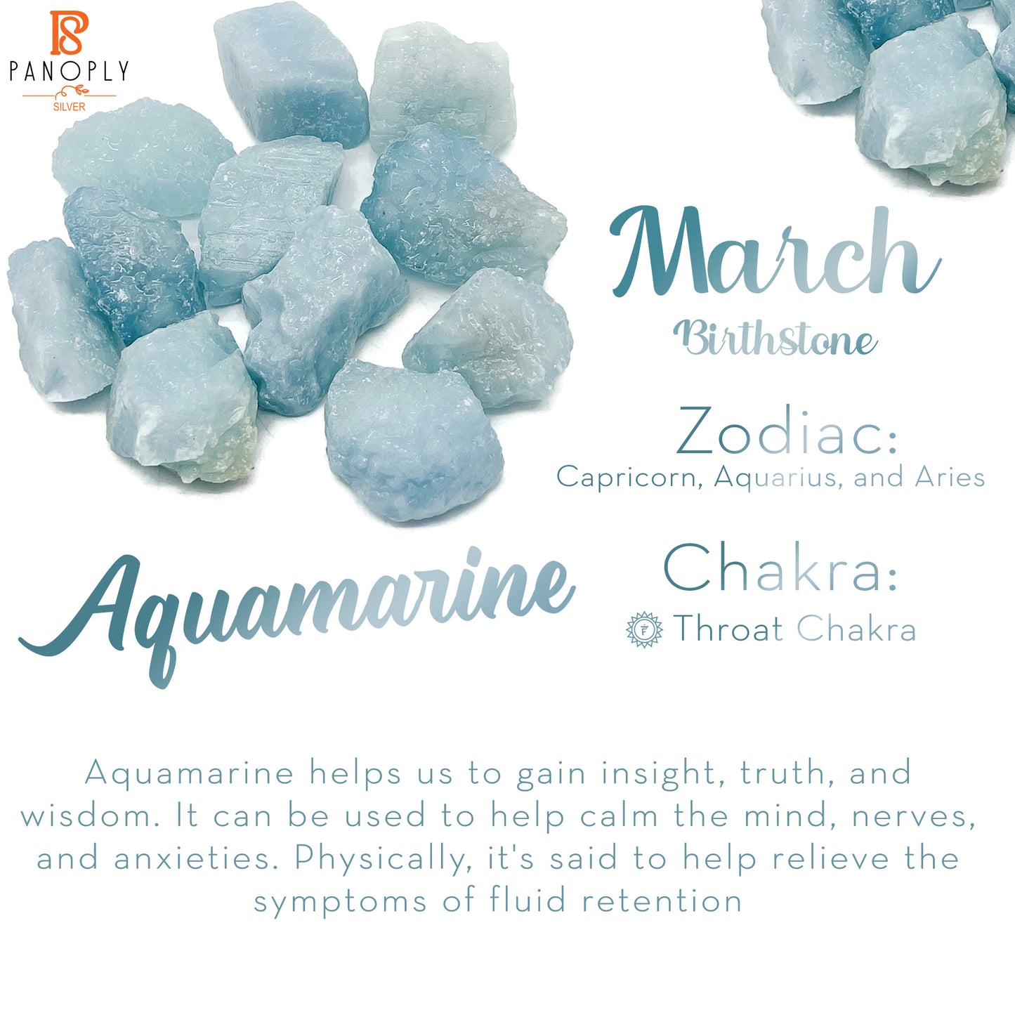 Aquamarine & Apatite Rough 925 Sterling Silver Twist Ring