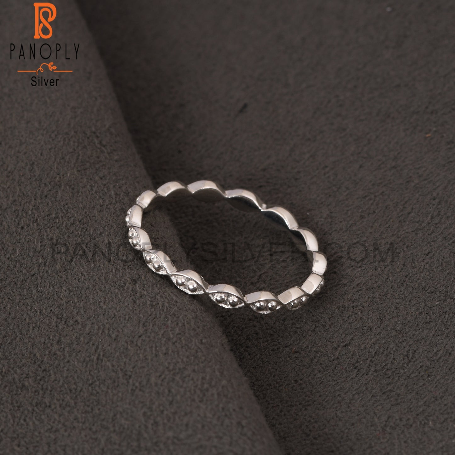 925 Sterling Silver Twist Band Ring