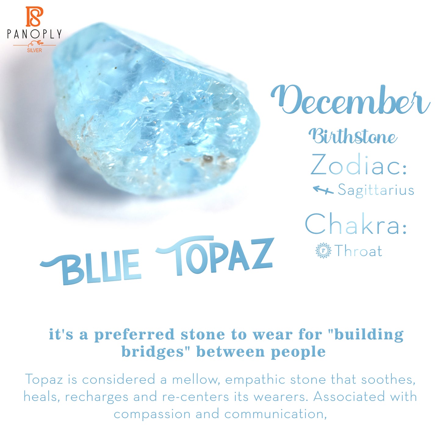 Blue Topaz & Arizona Turquoise 925 Star Party Ring Gift