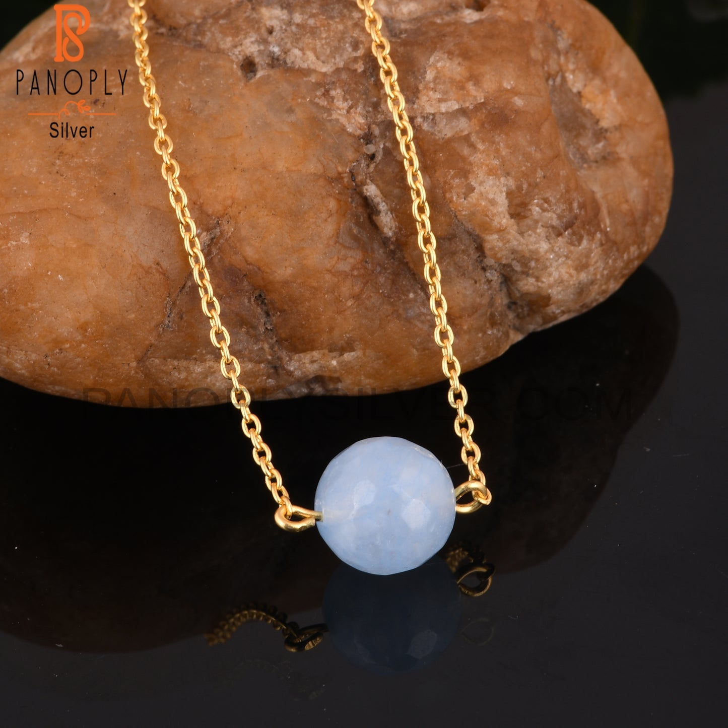 18K Gold Plated 925 Silver Chain Bracelet Jewelry