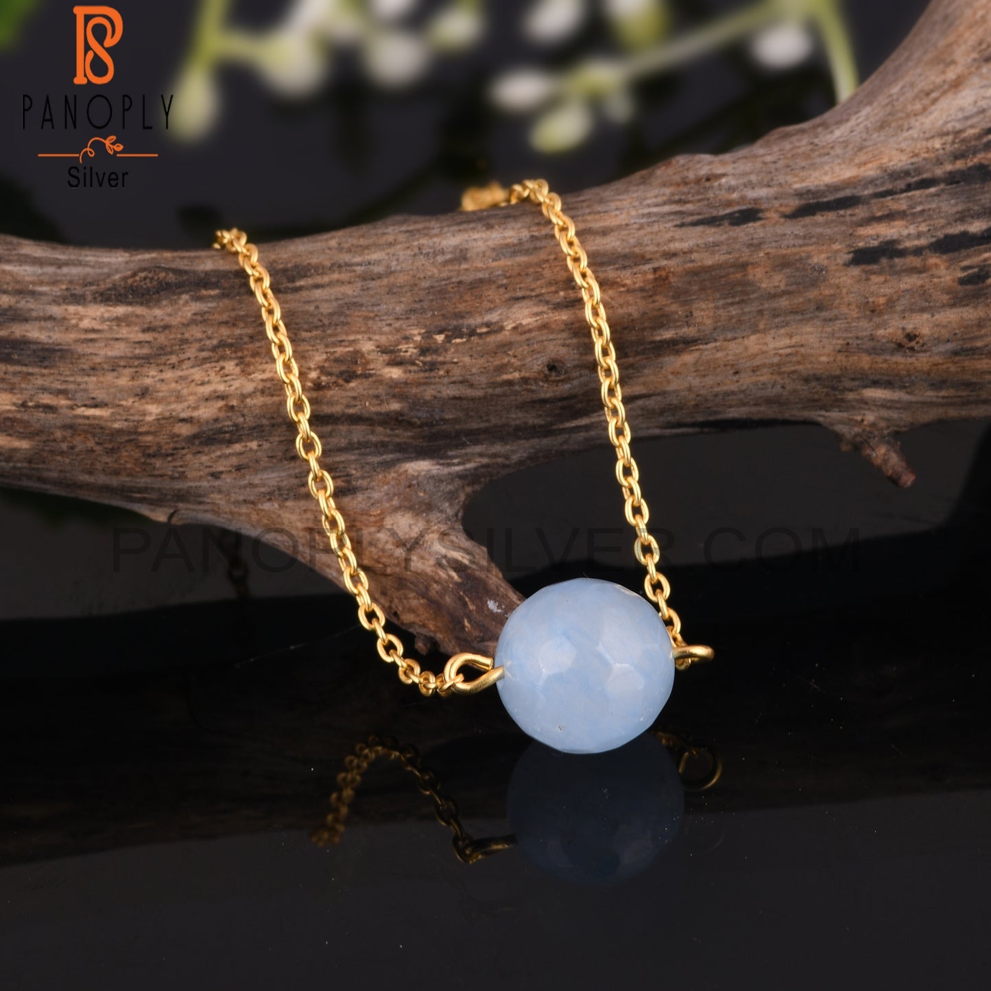 18K Gold Plated 925 Silver Chain Bracelet Jewelry