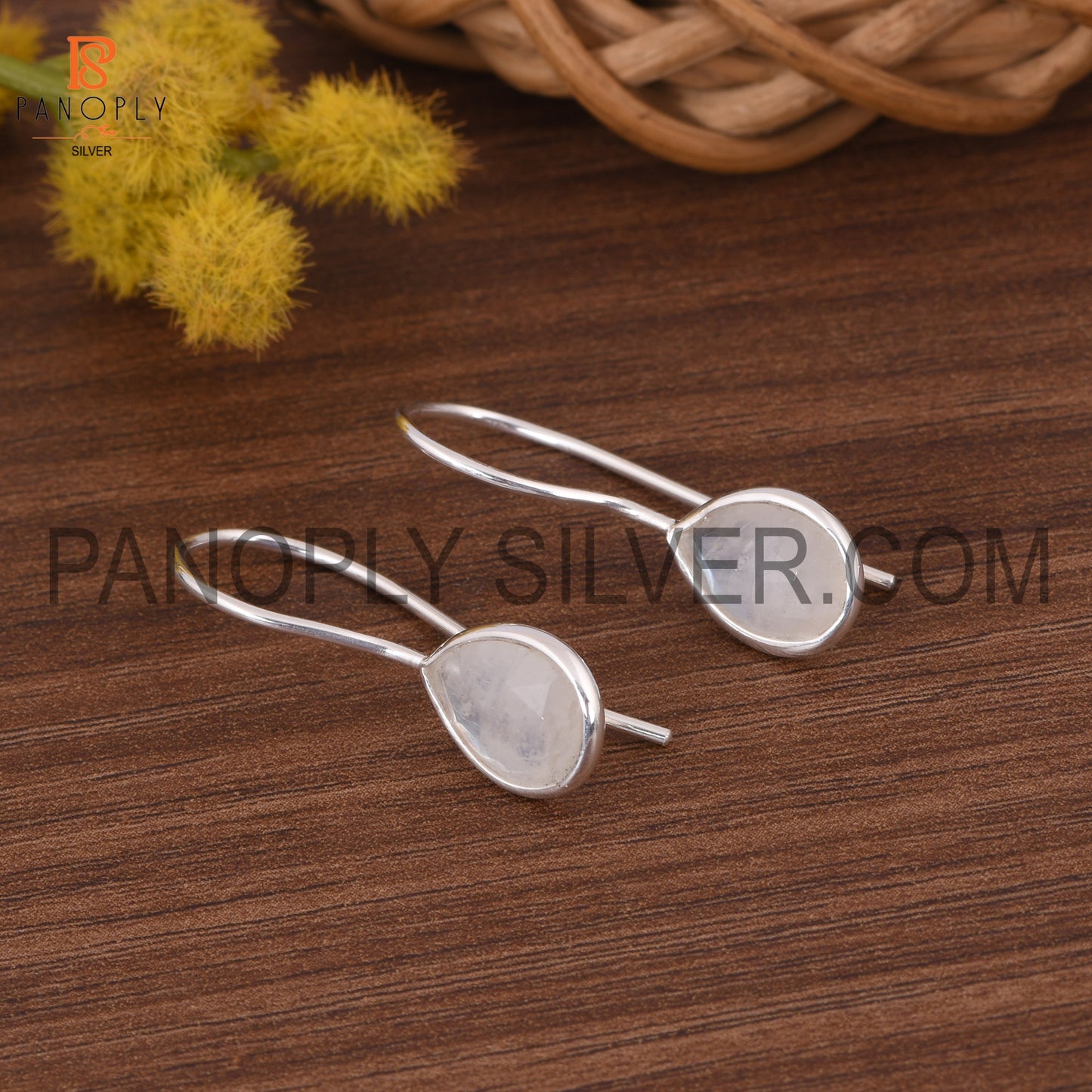 925 Sterling Silver Rainbow Birthstone Silver Earrings