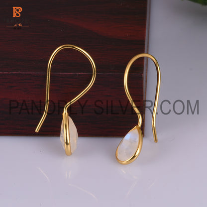 Rainbow Dangle 14K Yellow Gold Plated Earrings