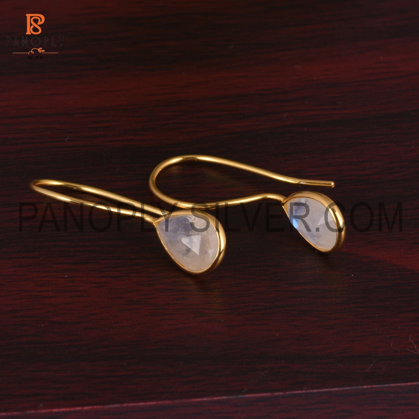 Rainbow Dangle 14K Yellow Gold Plated Earrings