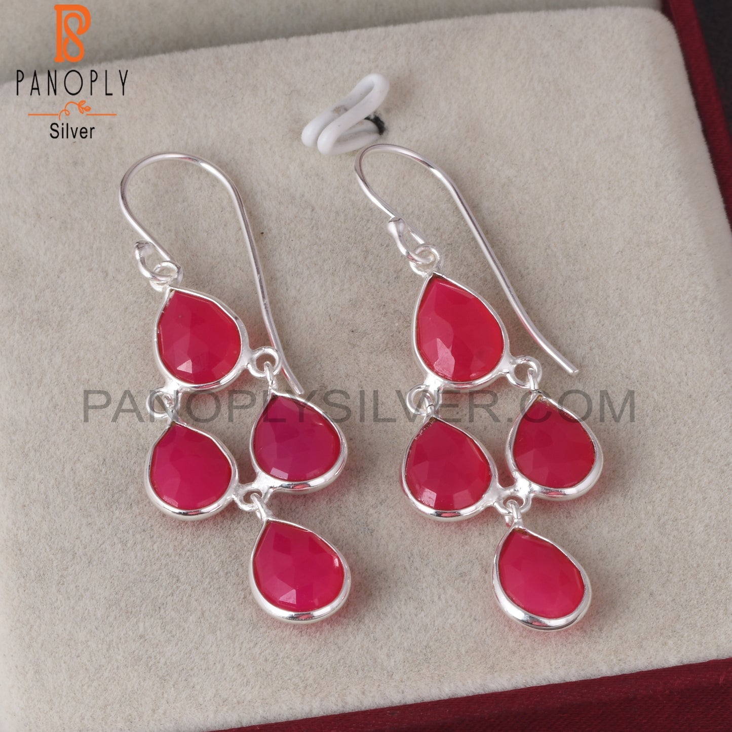 S 925 silver Handmade Chandelier Earrings
