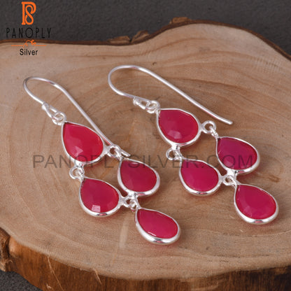S 925 silver Handmade Chandelier Earrings