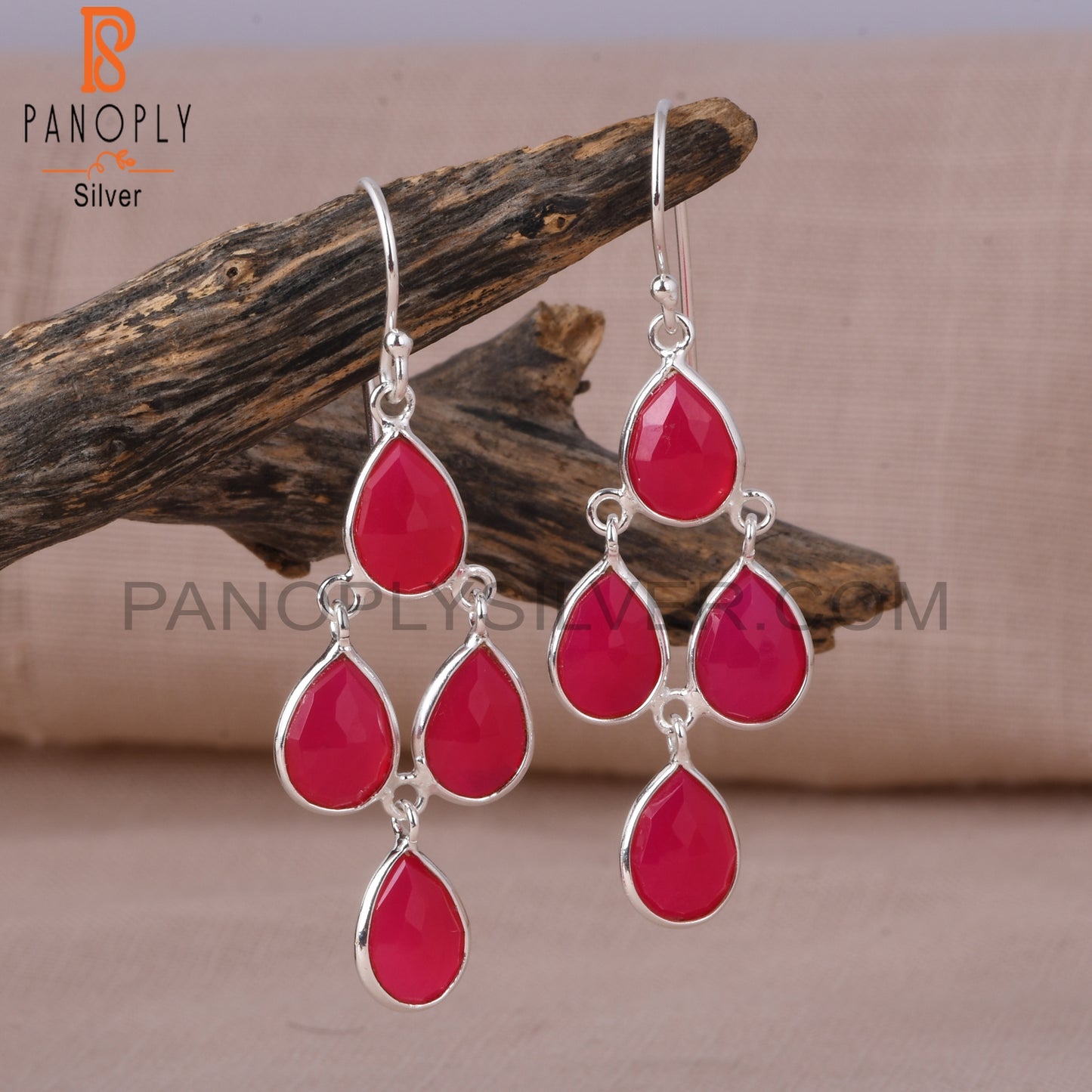 S 925 silver Handmade Chandelier Earrings