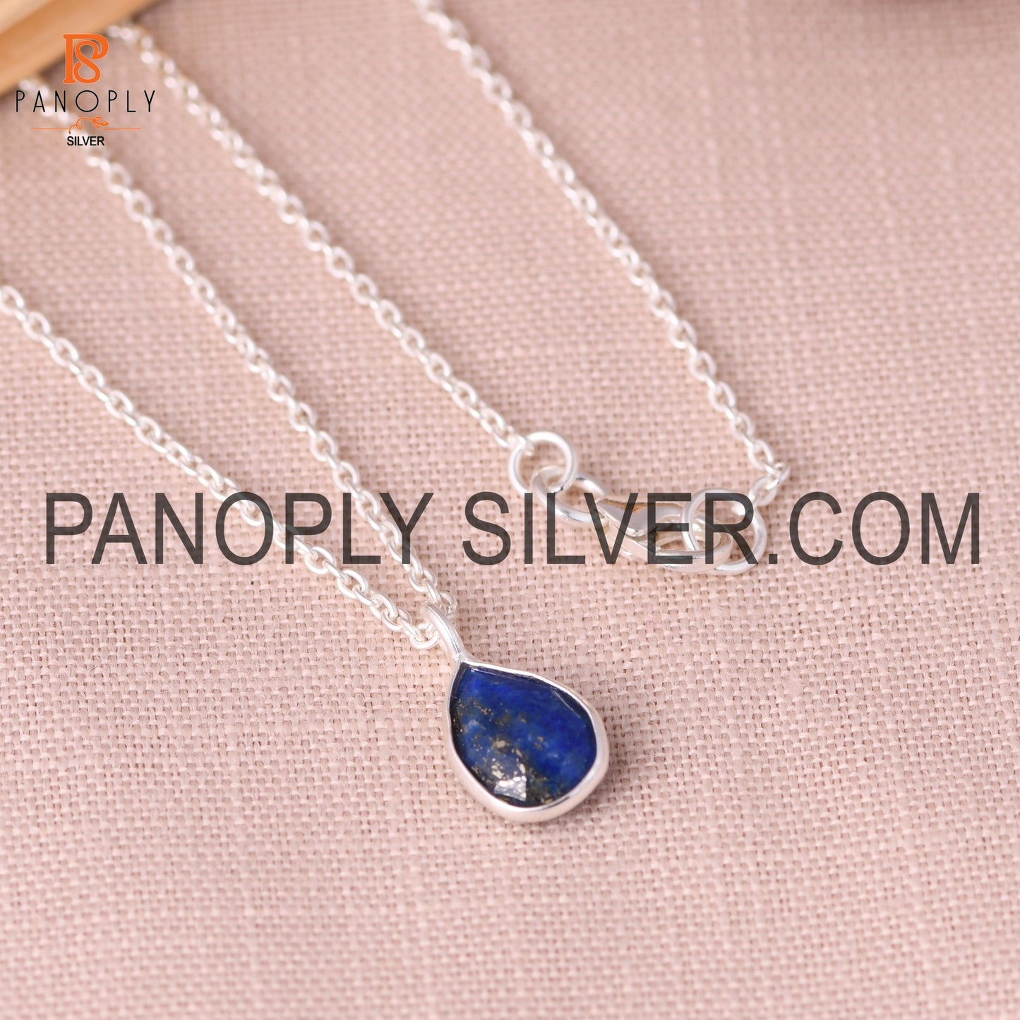 Natural Gemstone Lapis Lazuli Drop Pendant